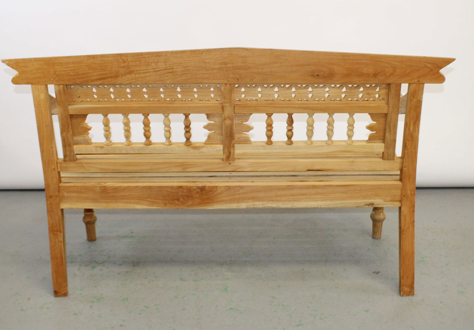 Teak garden bench - 7