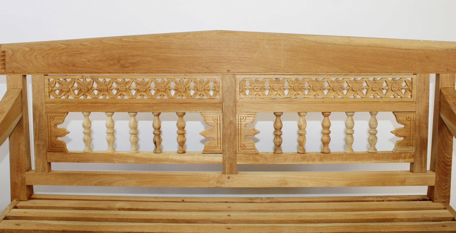 Teak garden bench - 4