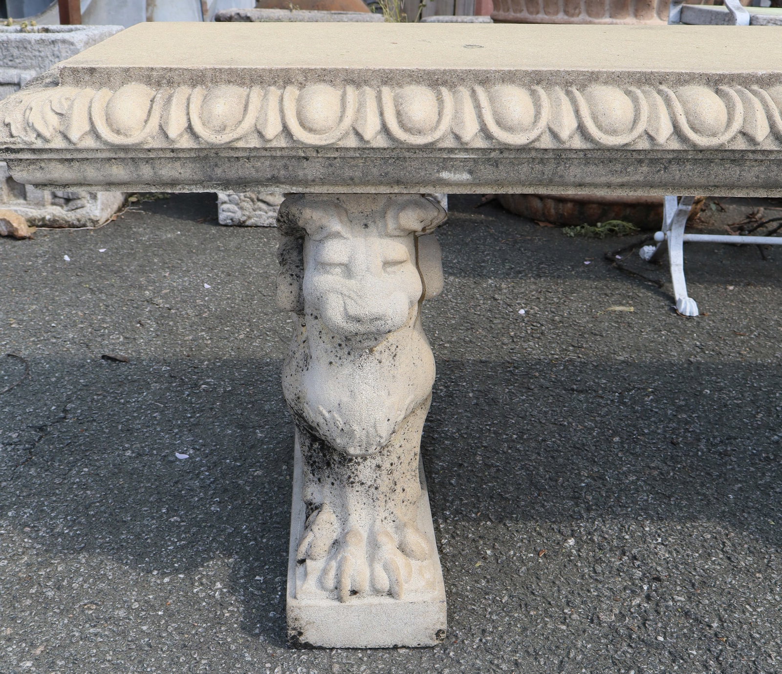 Haddonstone garden bench on Chimera base - 3