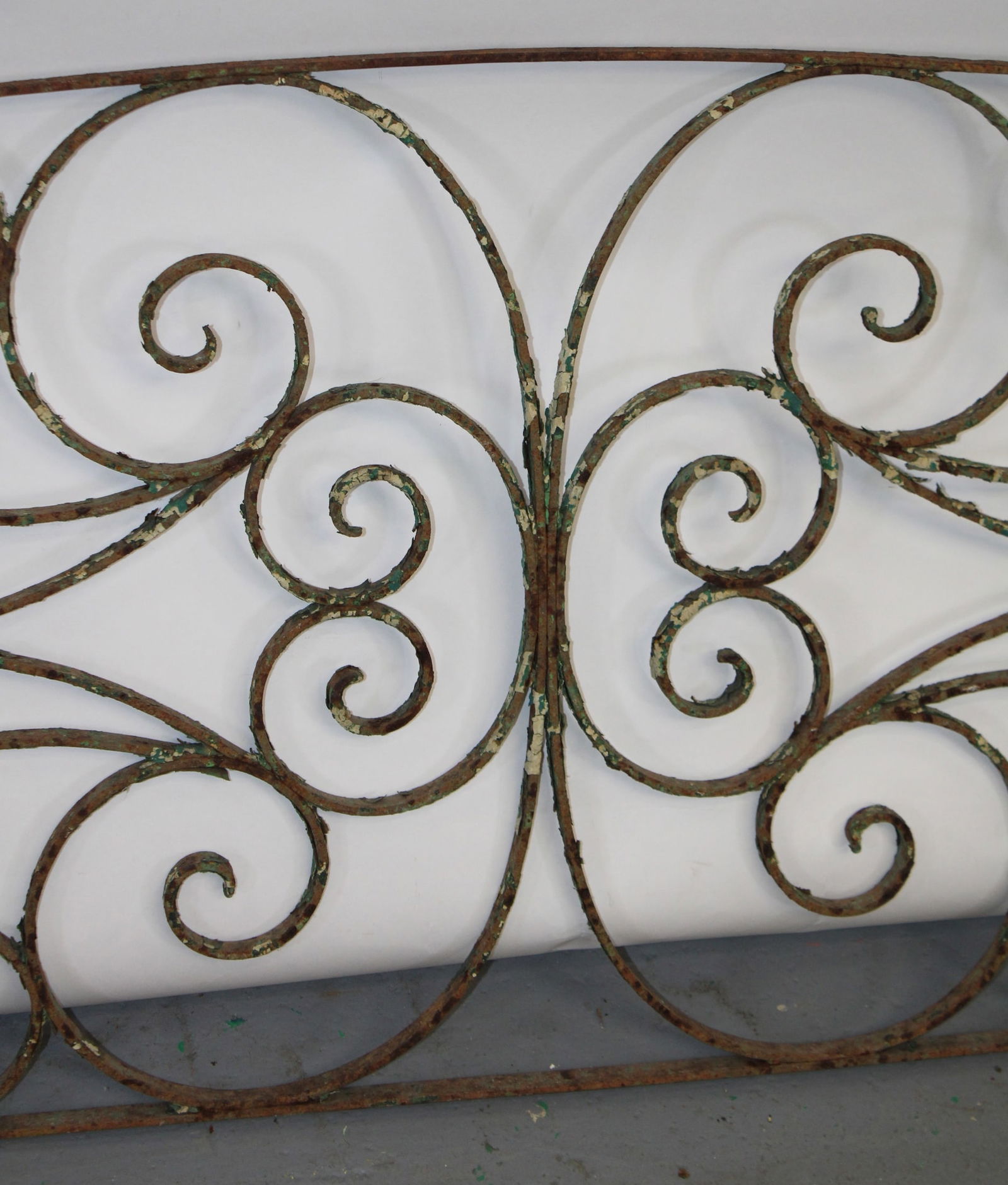 Wrought iron overdoor panel - 7