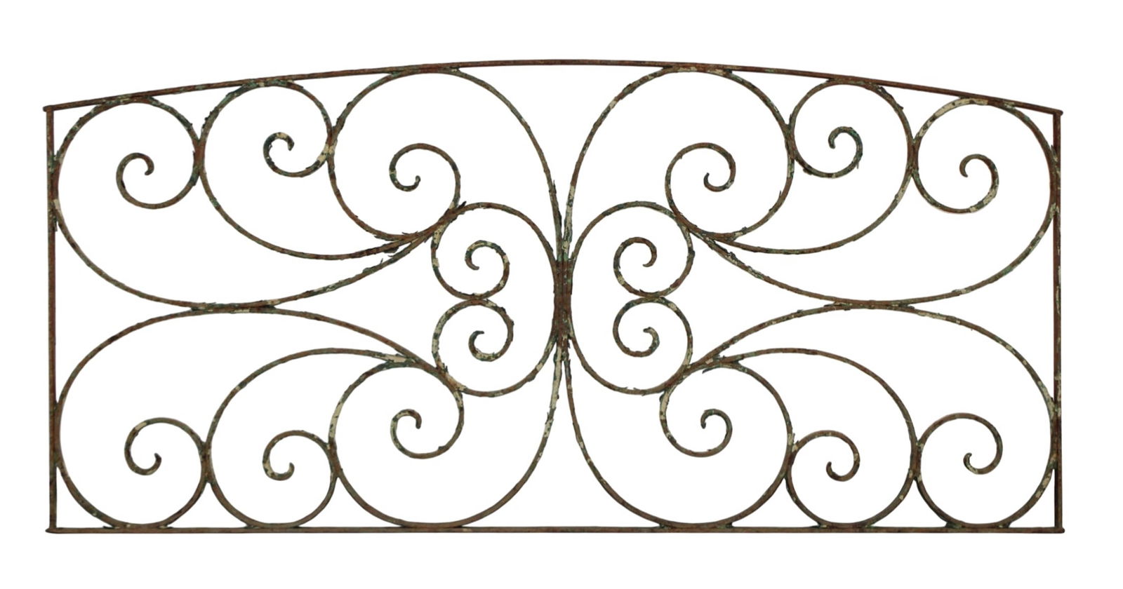 Wrought iron overdoor panel (1 of 7)