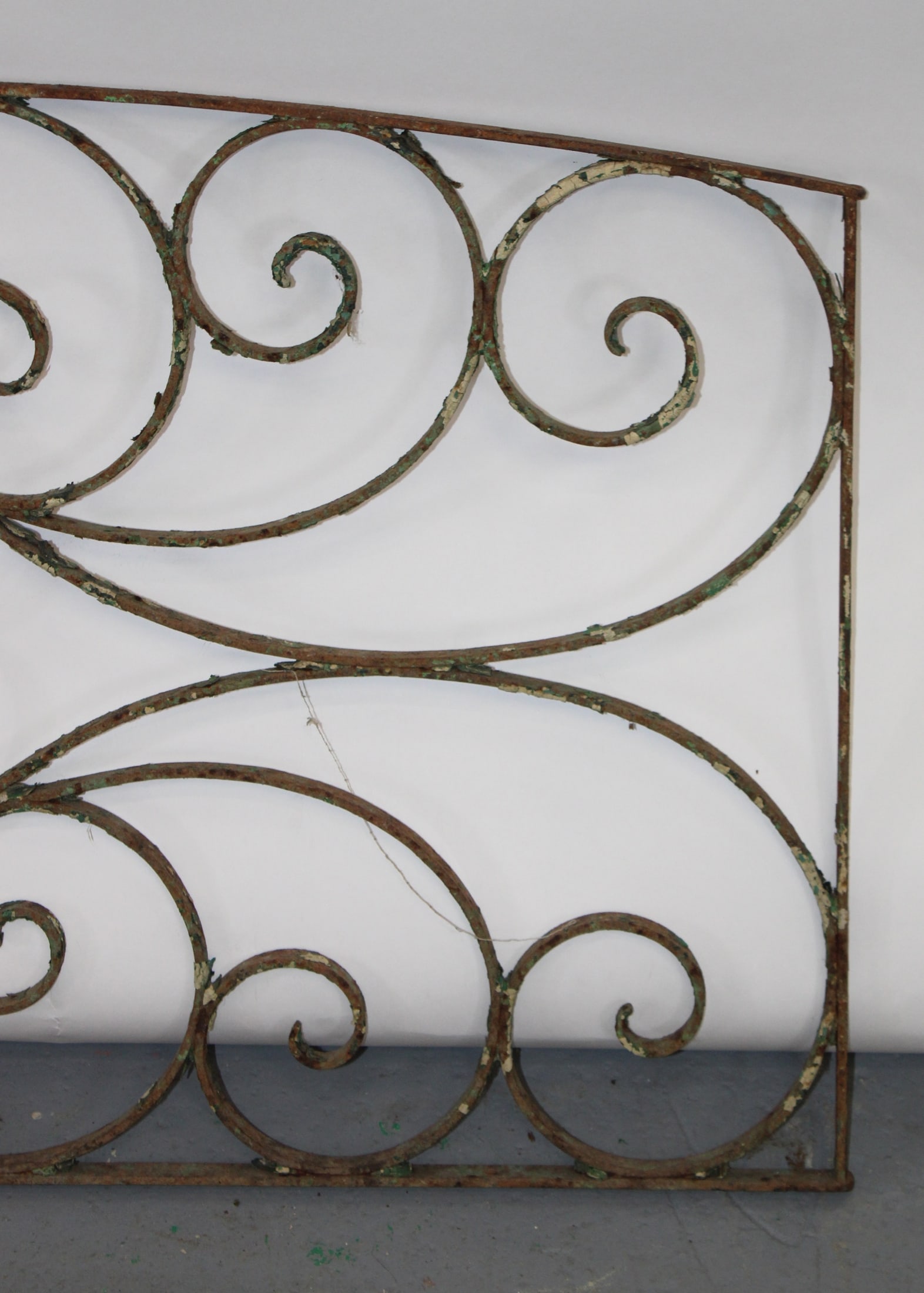 Wrought iron overdoor panel - 4