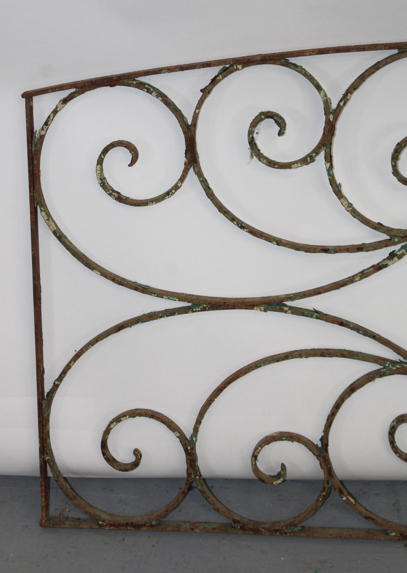Wrought iron overdoor panel - 6