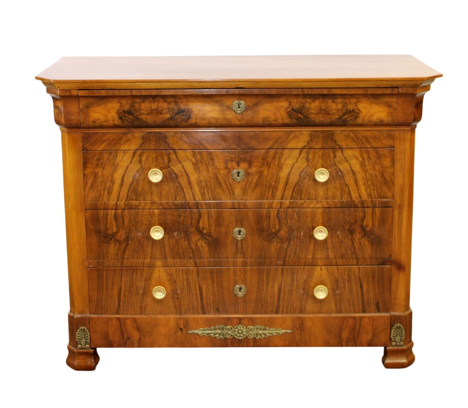 French Louis Philippe commode in walnut (1 of 10)