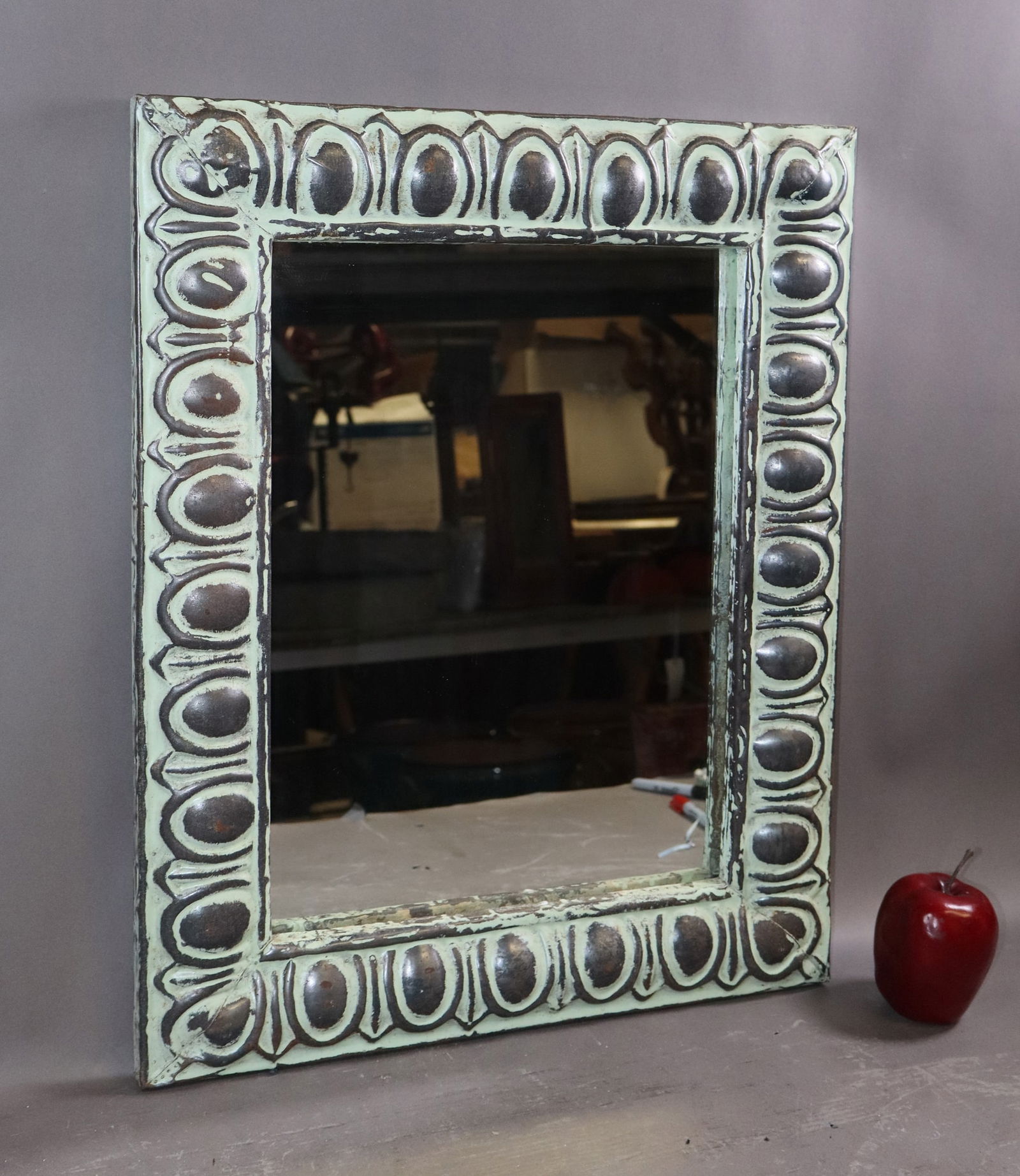 Olde good things small rectangular tin mirror - 2