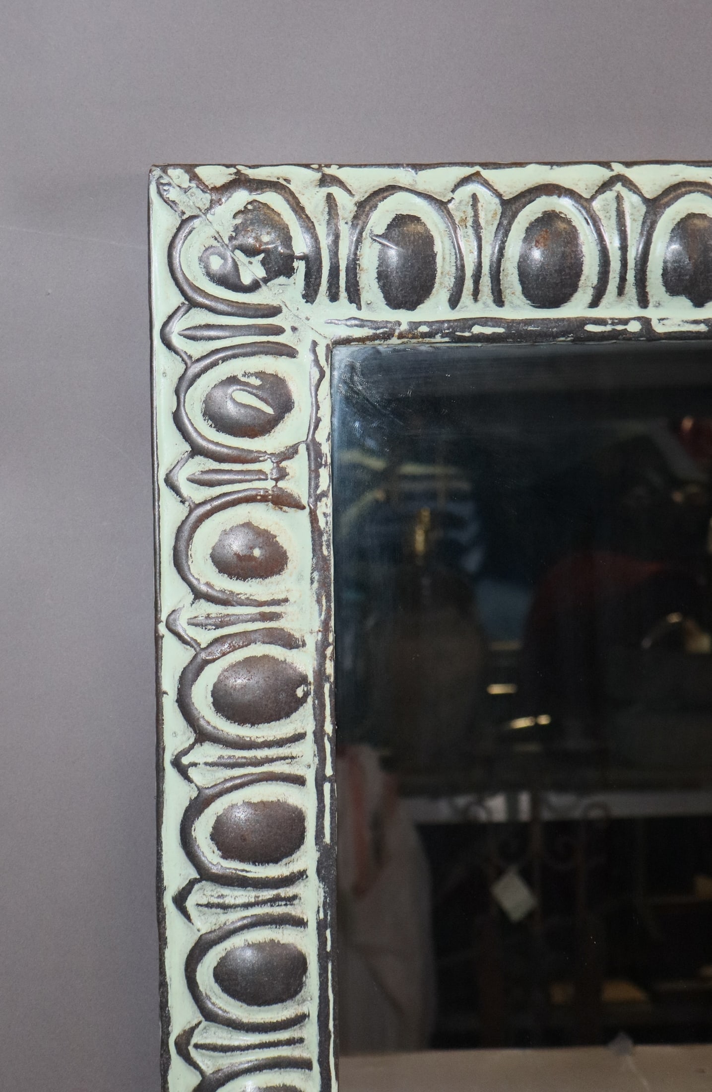 Olde good things small rectangular tin mirror - 3