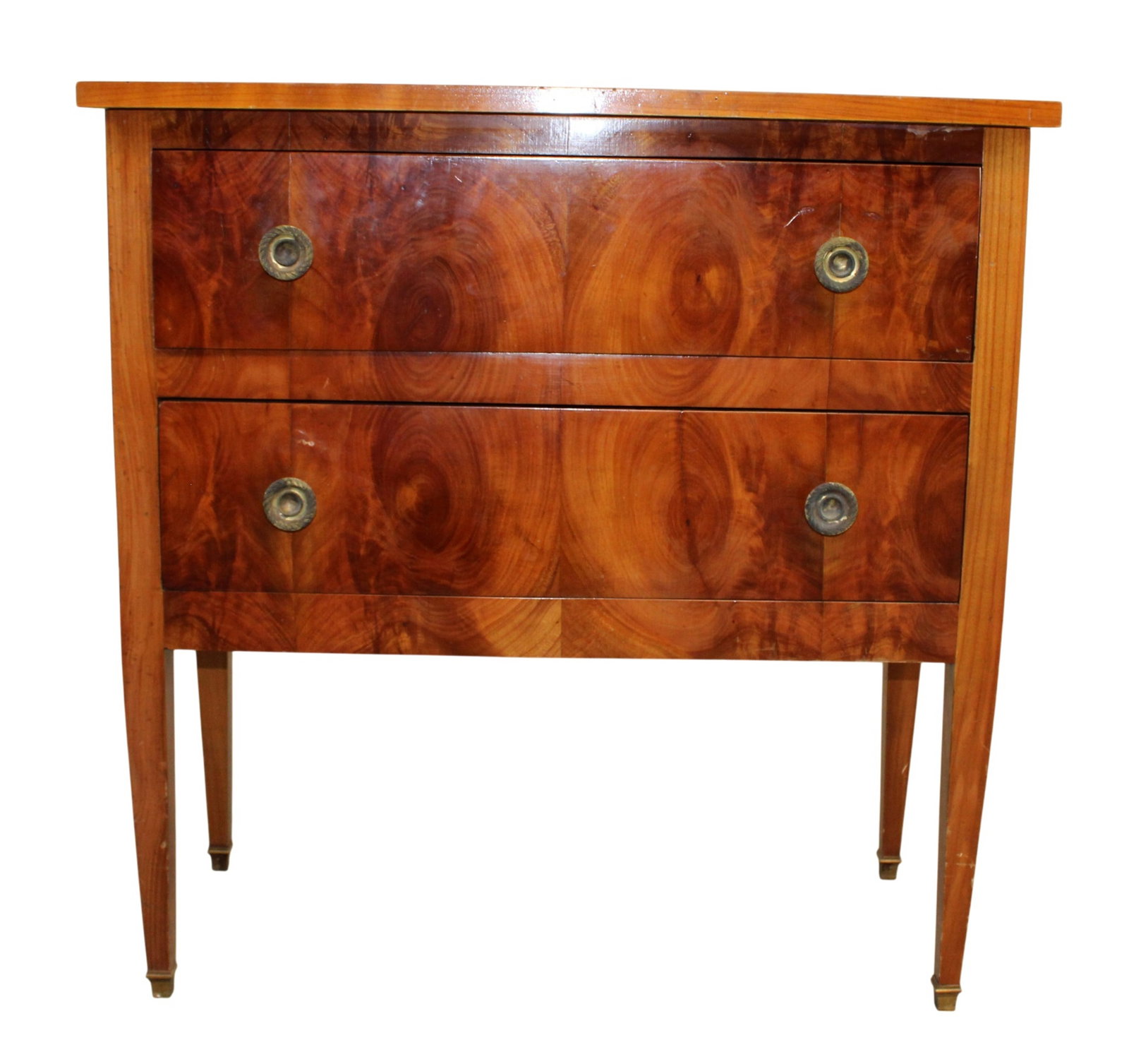 French Louis XVI style petite commode on legs (1 of 11)
