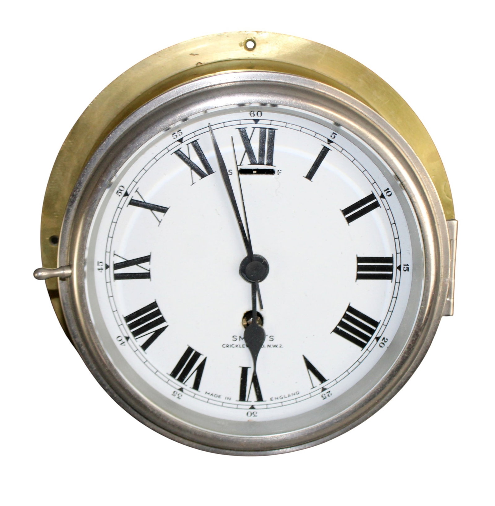 English Smith's of Cricklewood ship's wall clock (1 of 8)