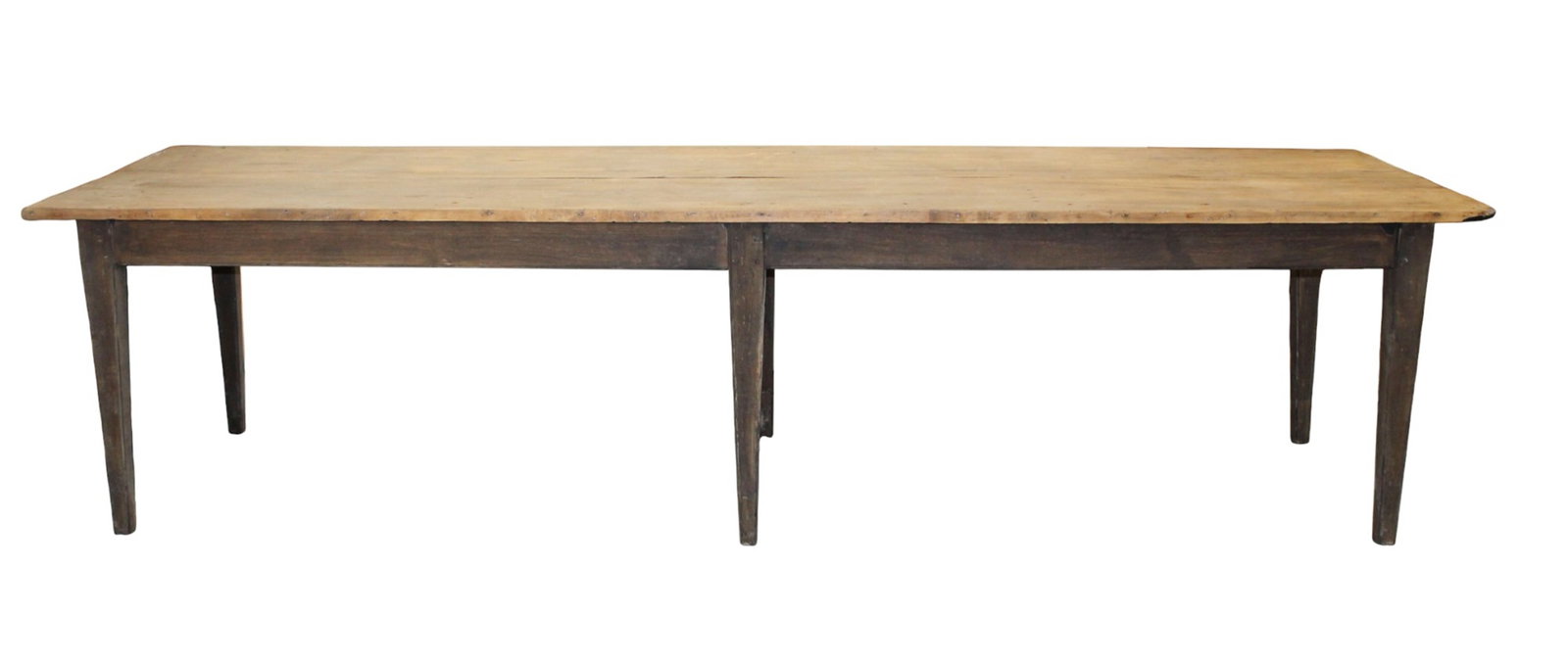 French Directoire 6 leg table in oak and pine (1 of 10)