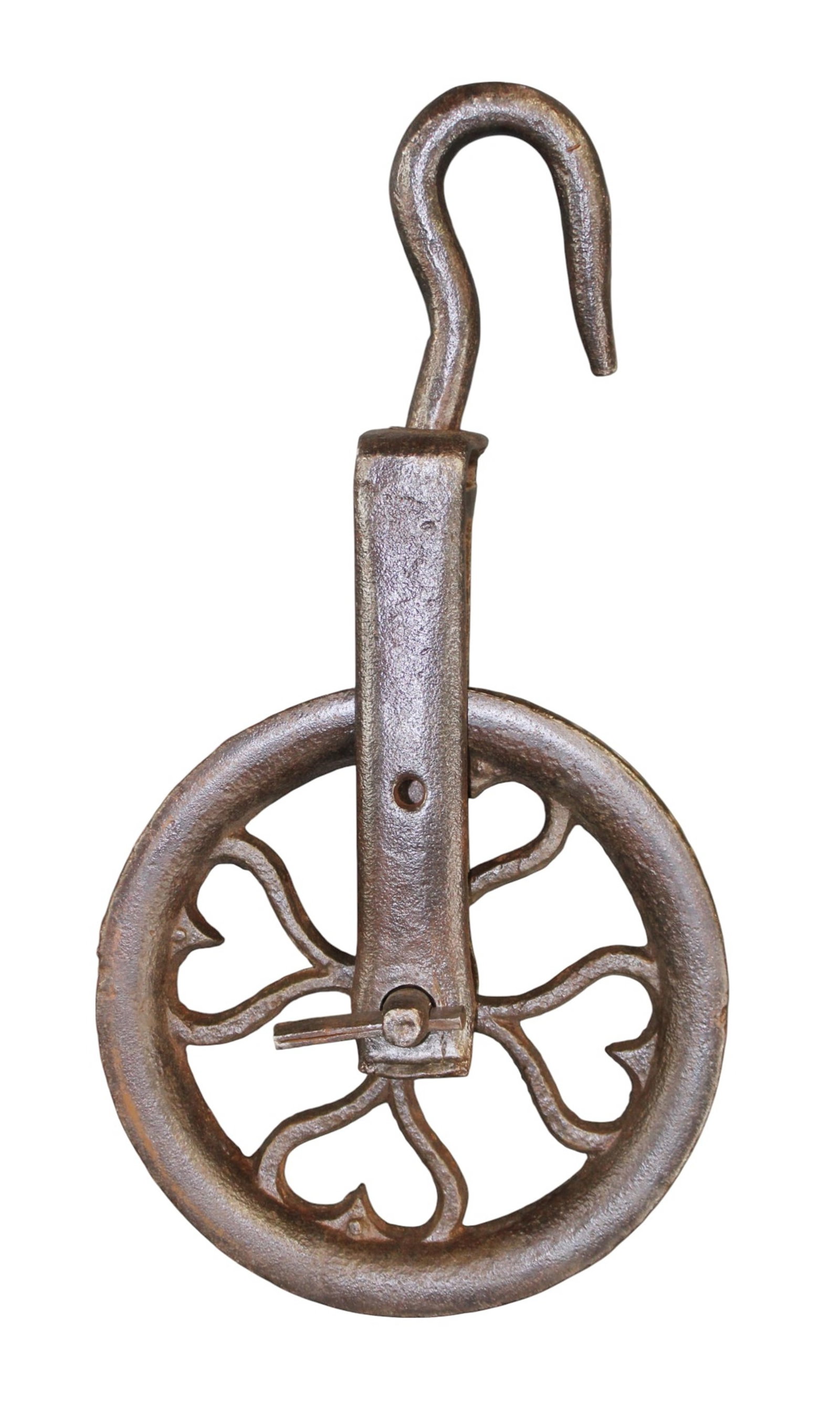 French cast iron wheel pulley (1 of 6)