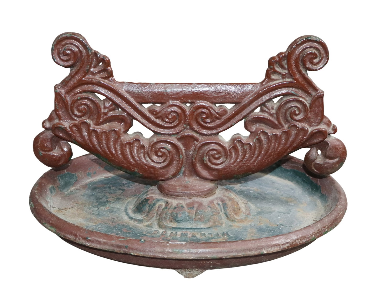 French cast iron boot scrape marked Dommartin (1 of 7)