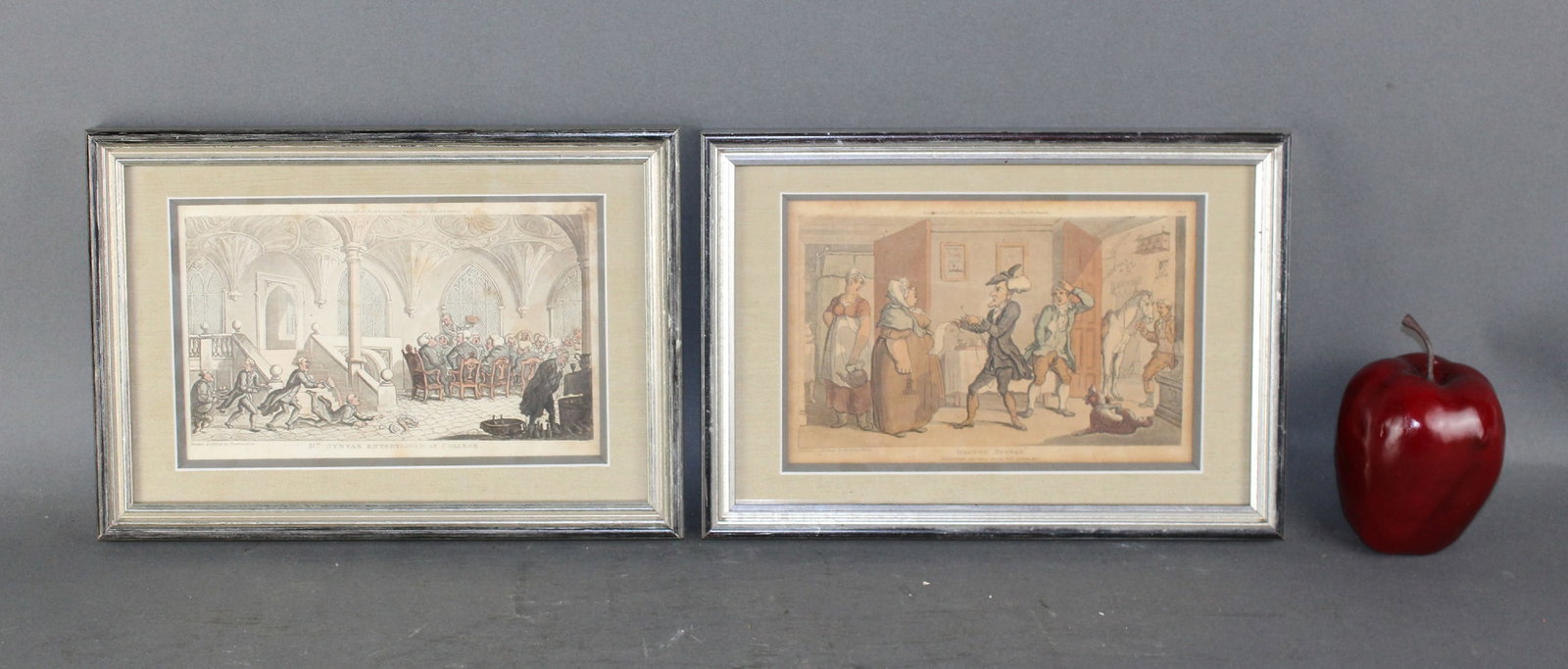 Lot of 2 Thomas Rowlandson Dr. Syntax etchings (1 of 5)