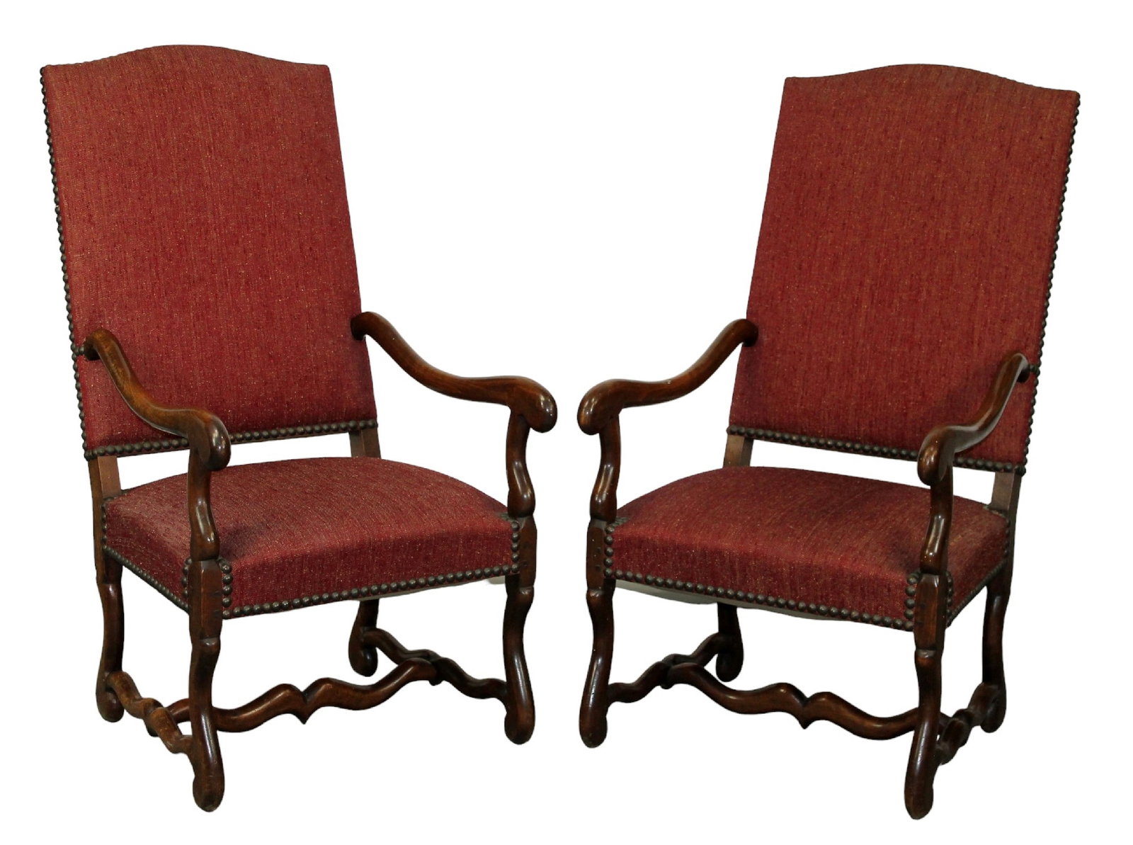 Pair of French os du mouton armchairs (1 of 7)