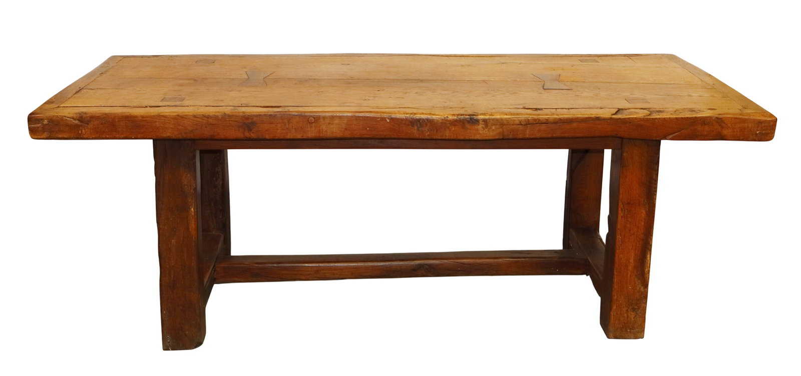 French farmhouse table in oak with butterfly joinery (1 of 6)