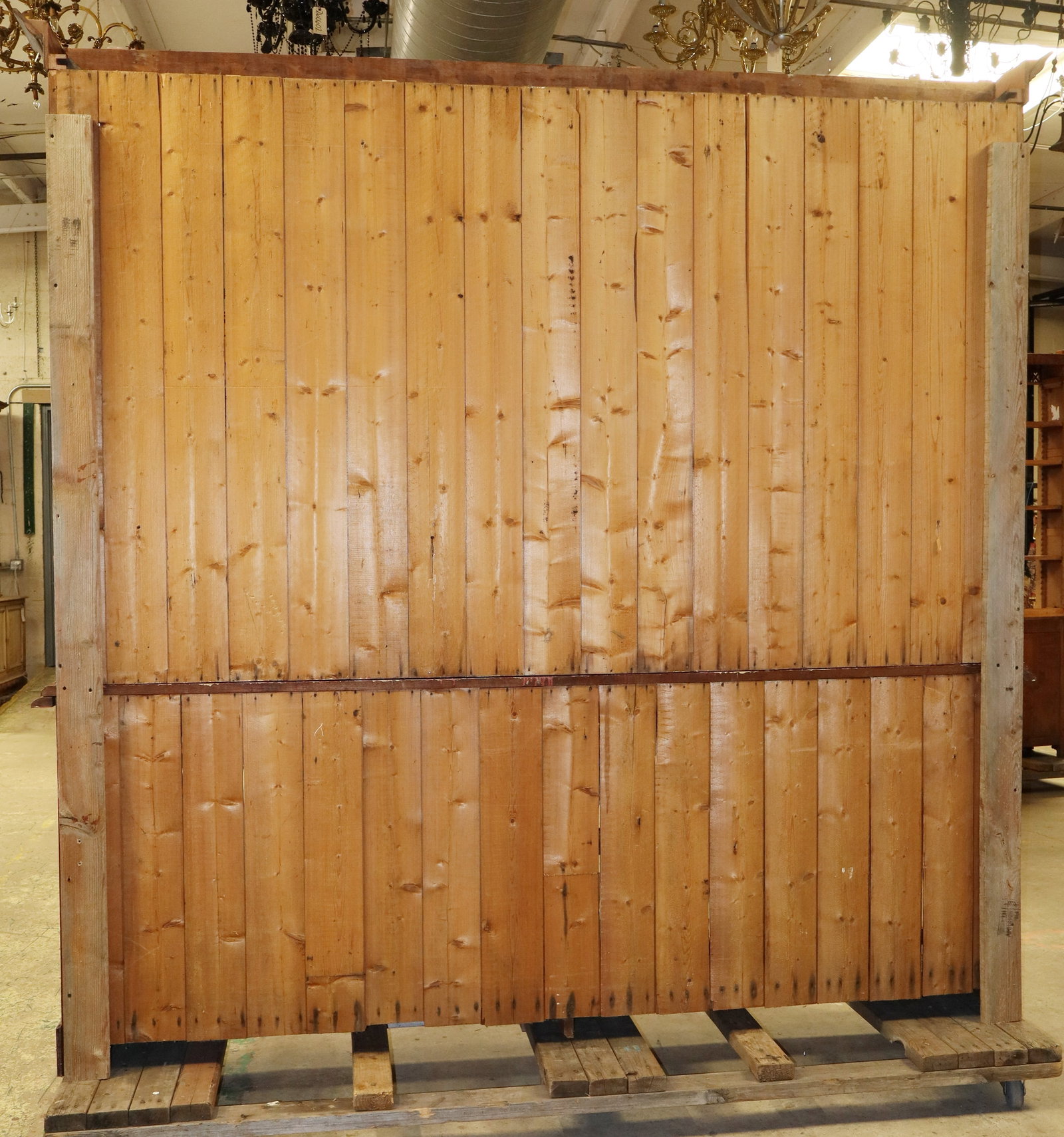 English pharmacy cabinet/bookcase with glass paned doors in mahogany - 10