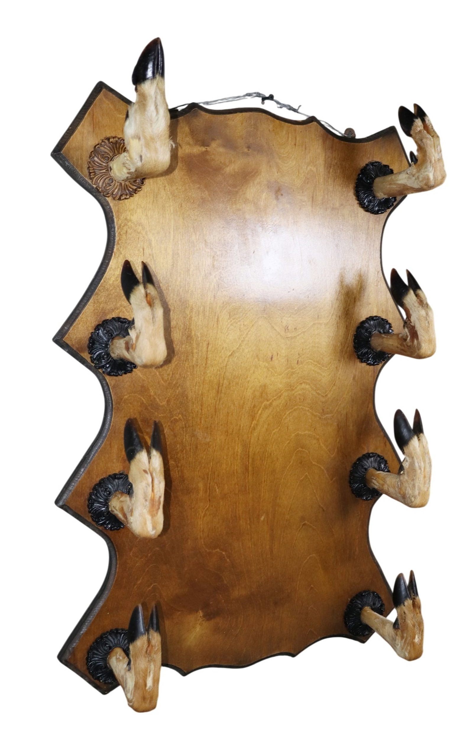 Hunting lodge gun rack with deer hoves - From Yellowstone TV series (1 of 5)