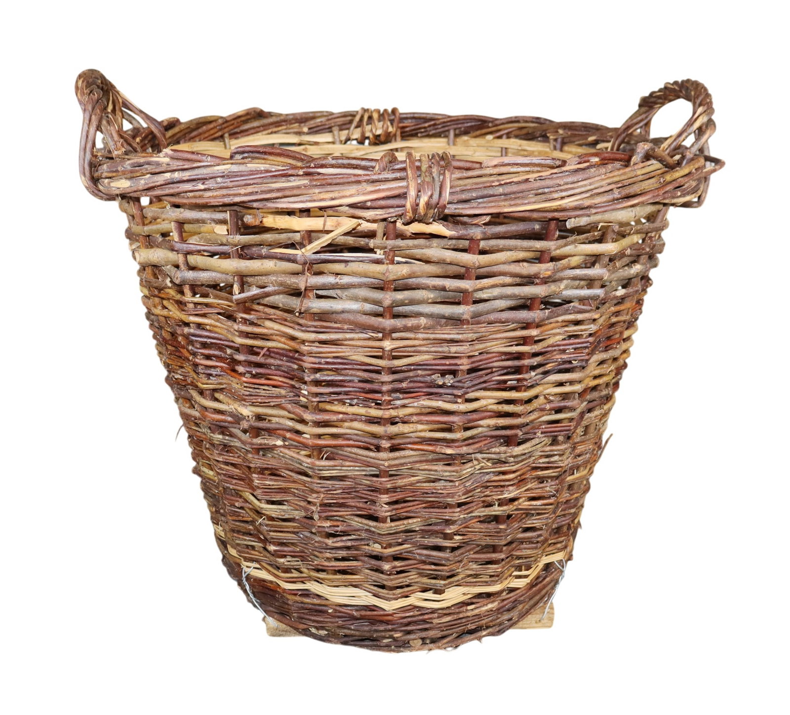 Large wicker harvest basket (1 of 6)