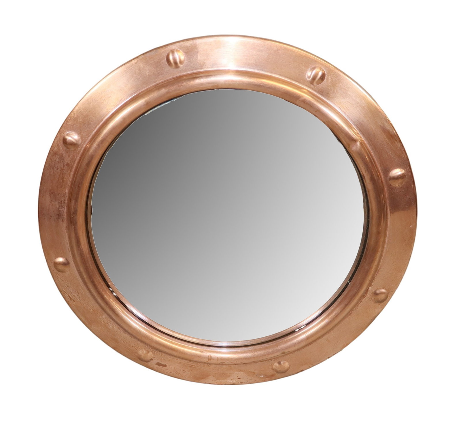 Butlers mirror with copper frame (1 of 5)