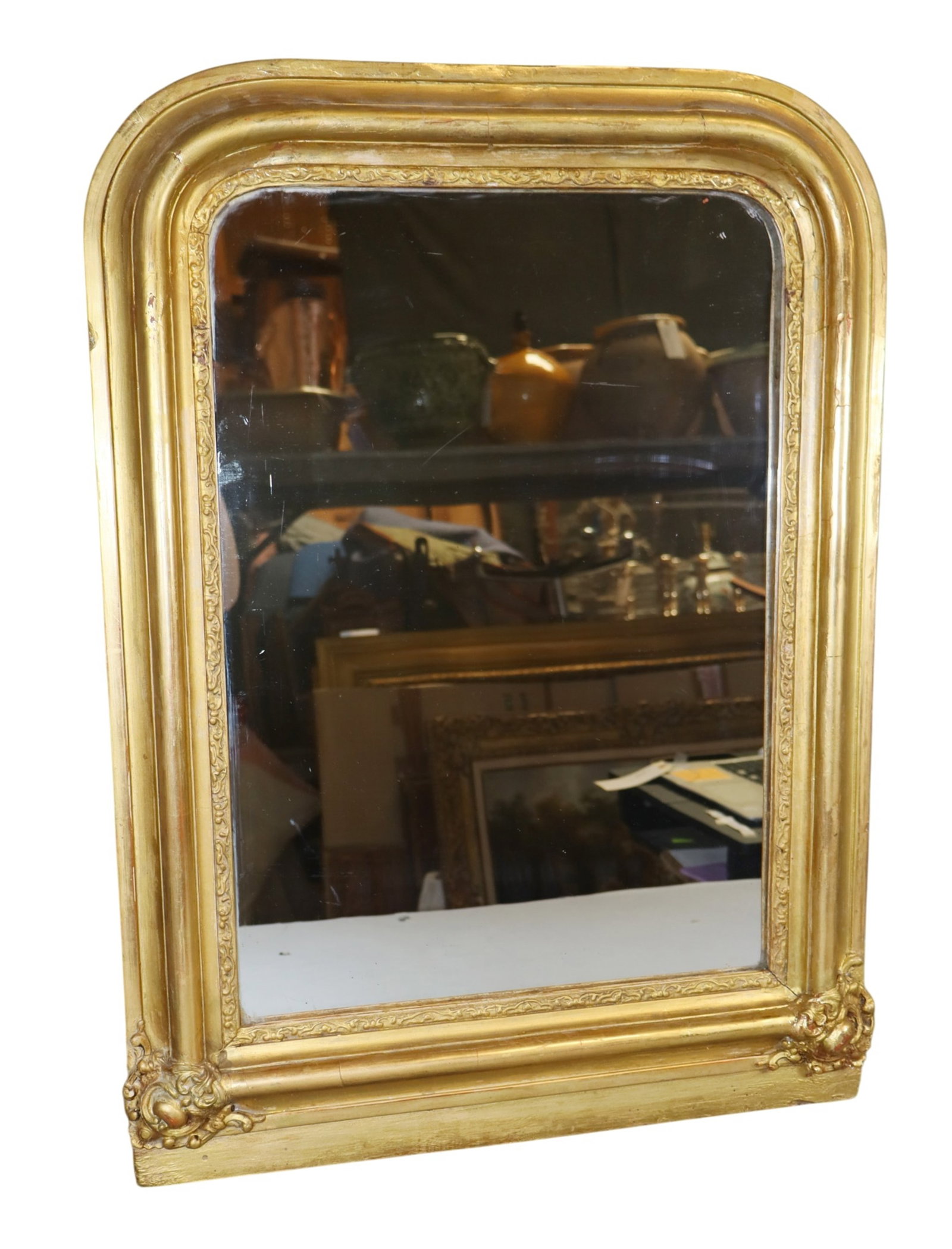 French Louis Philippe gilt mirror (1 of 5)