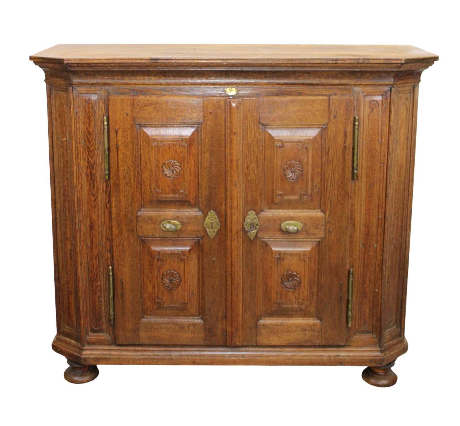 English carved oak buffet bas (1 of 10)