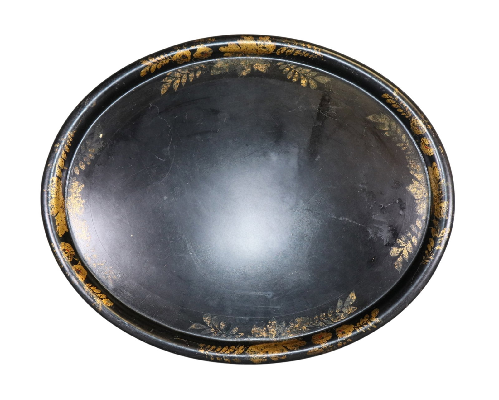 Victorian oval tole serving tray (1 of 9)