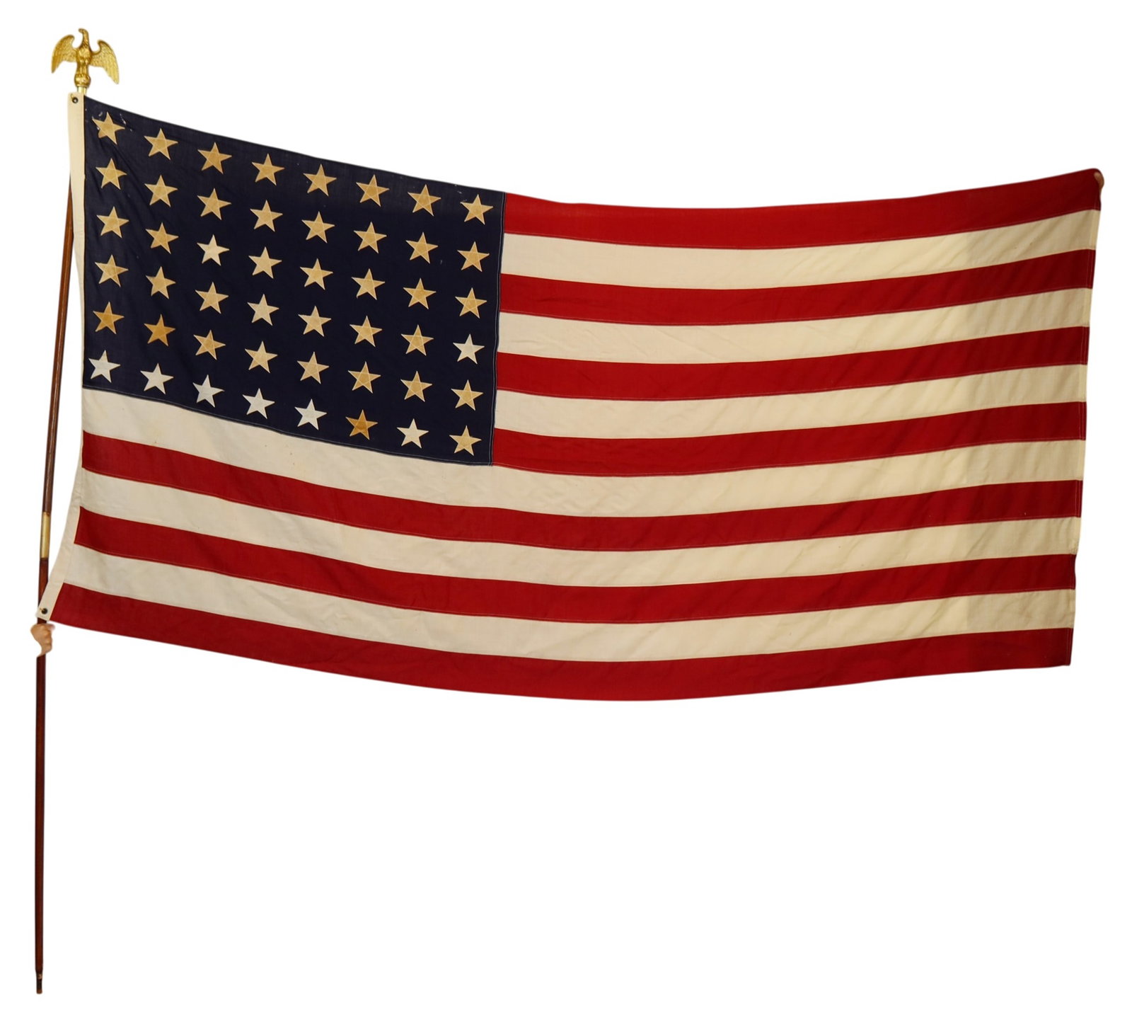 48 star American flag in hand sewn cotton canvas (1 of 4)