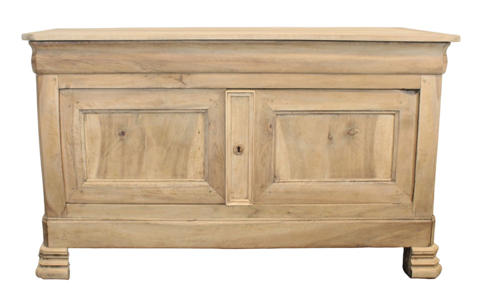 French Louis Philippe 2 door buffet bas in natural walnut (1 of 7)