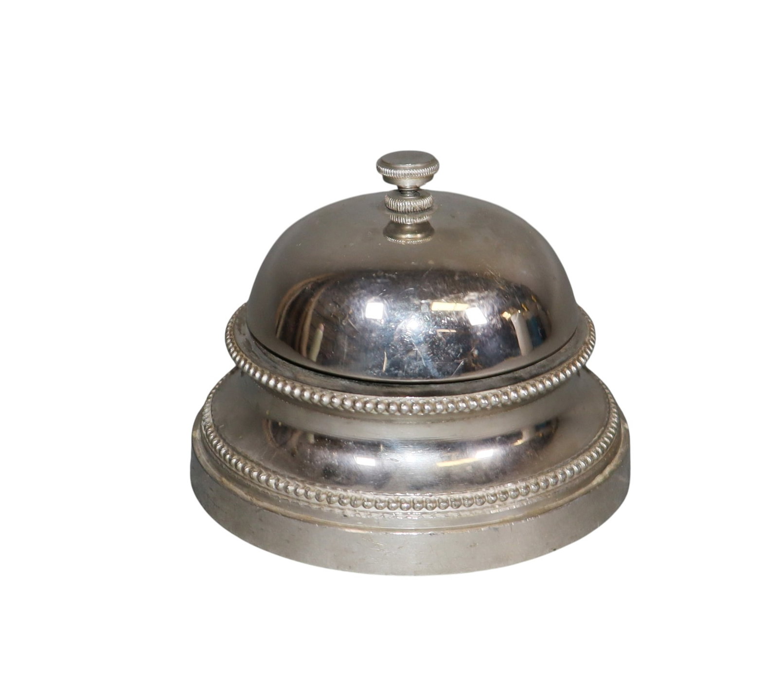 French silverplate hotel desk bell (1 of 7)