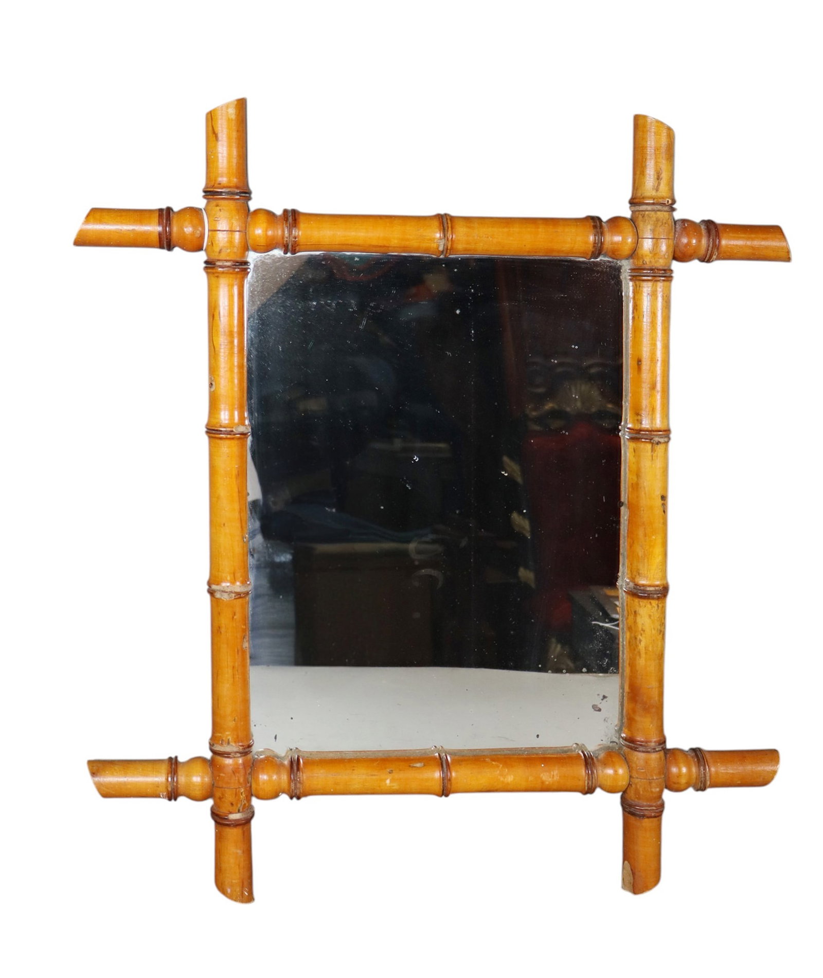 French faux bamboo mirror (1 of 6)