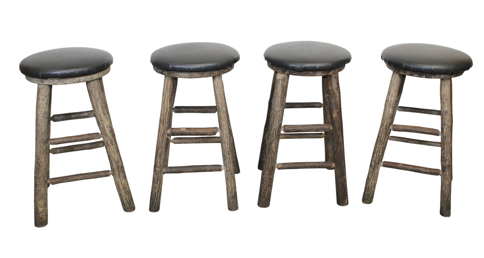 Lot of 4 Old Hickory bar stools (1 of 6)