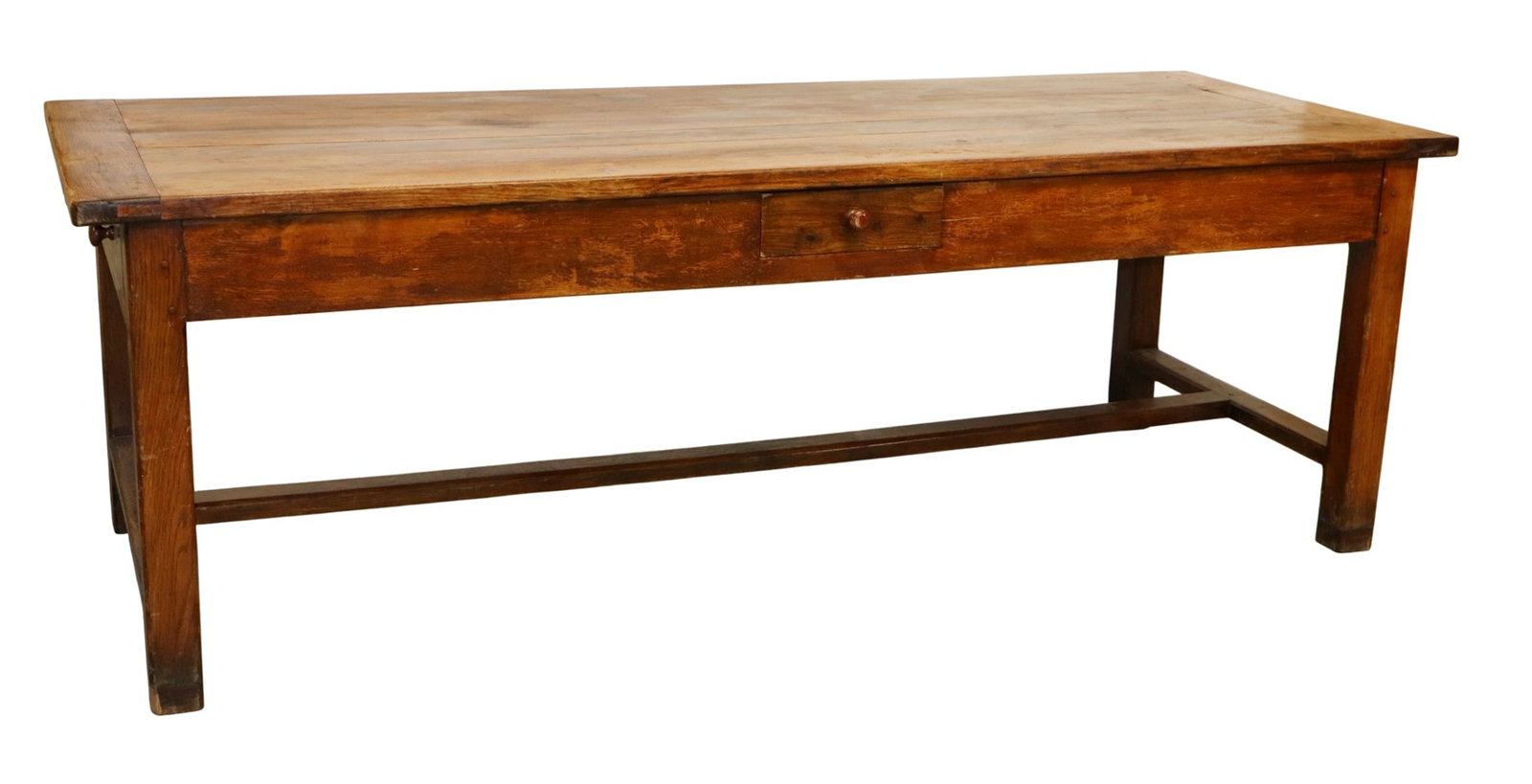French bakery table in pine with drawers on each end (1 of 7)