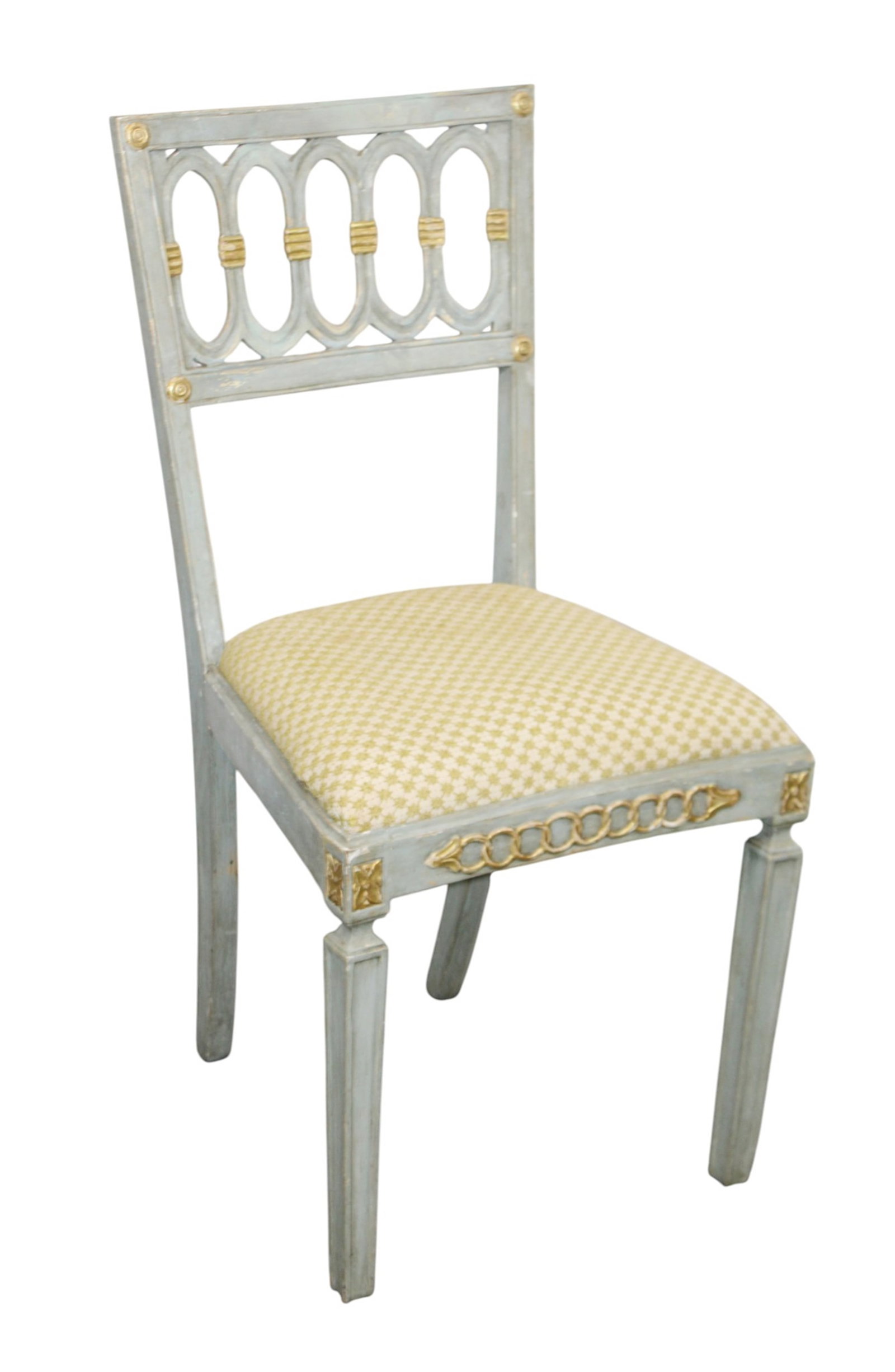 Italian neo classical painted side chair (1 of 8)