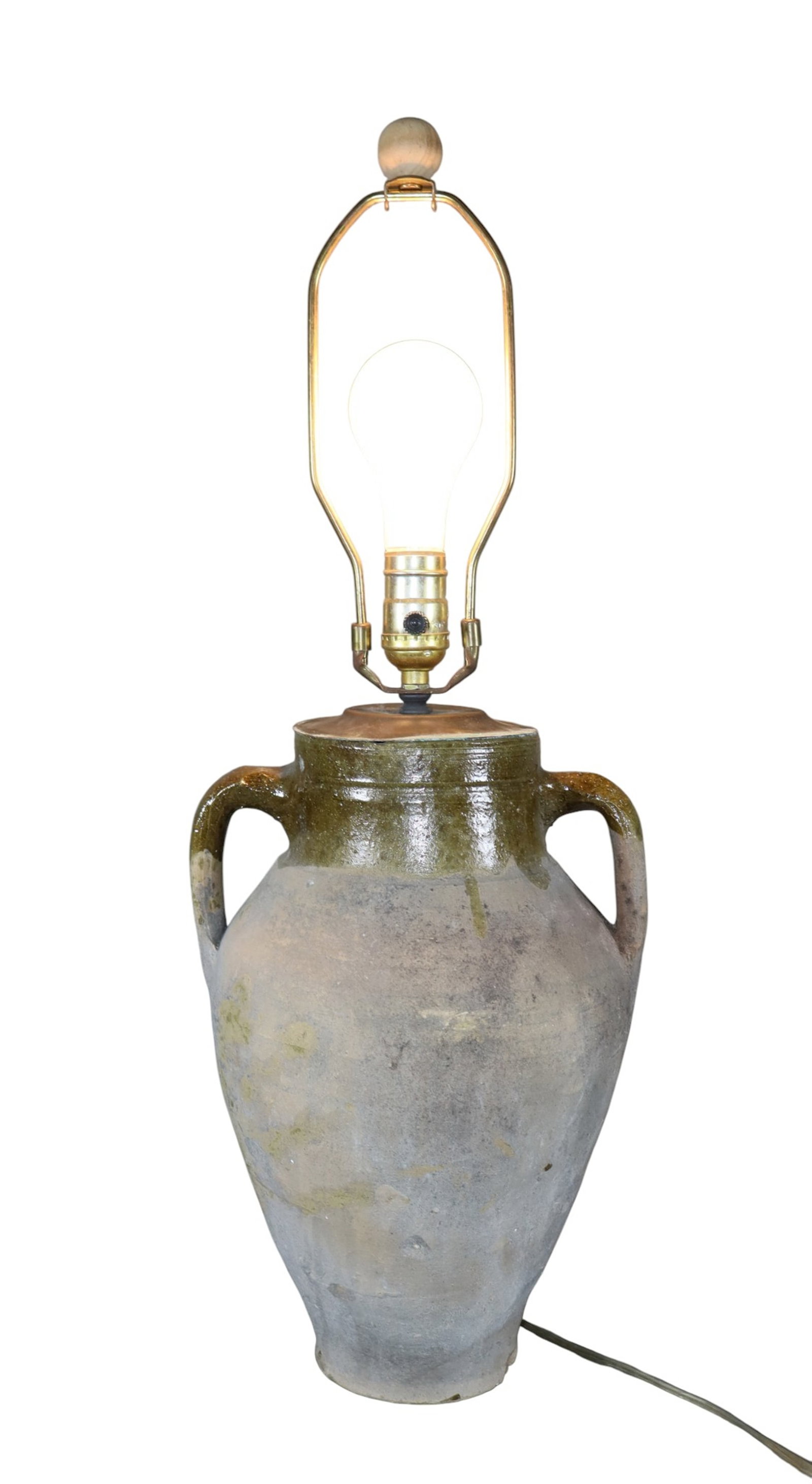 French pottery urn as a table lamp (1 of 7)