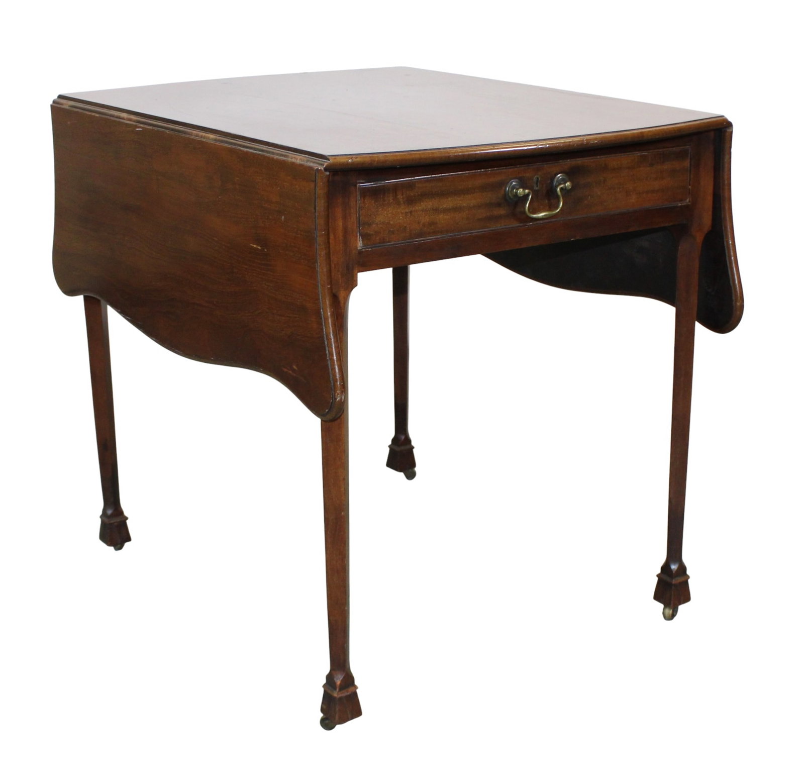 English drop leaf Pembroke table in mahogany (1 of 14)
