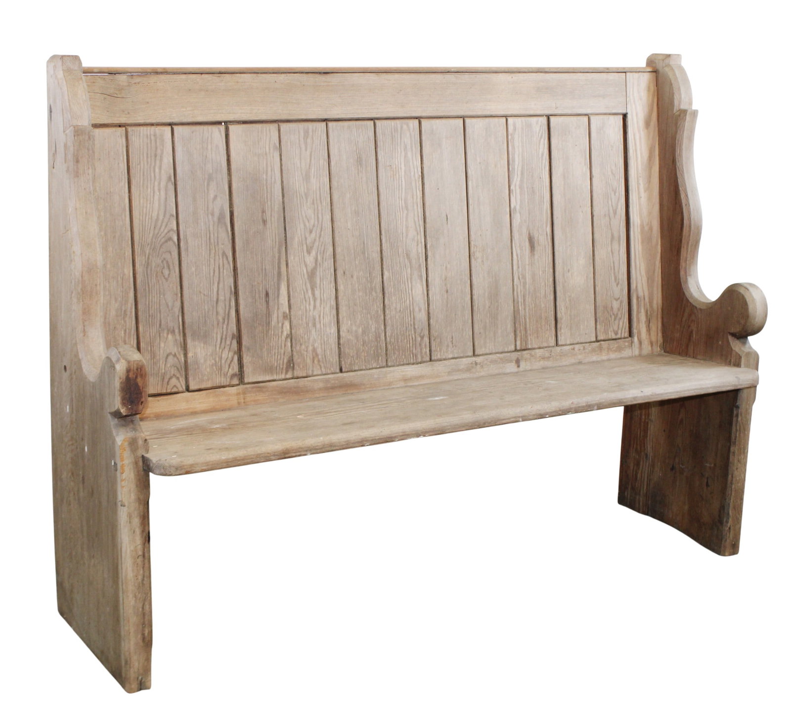 American Gothic Revival church pew bench (1 of 5)