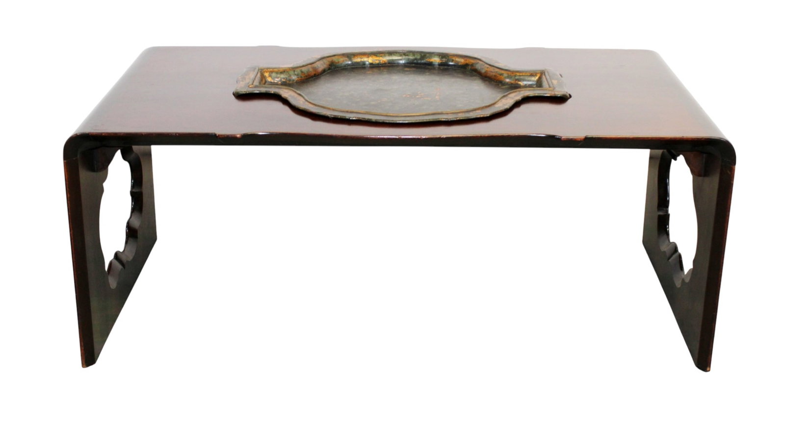 Chinoiserie cocktail table with removeable tray (1 of 12)