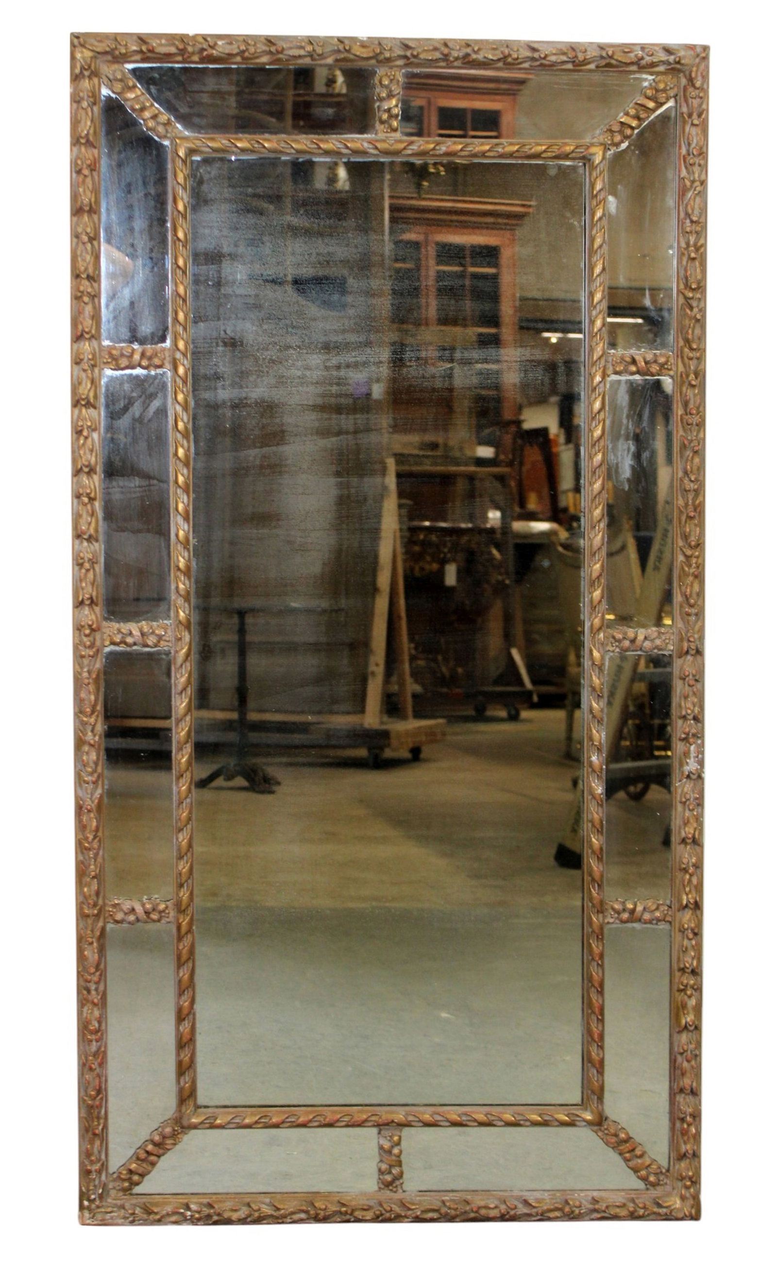 Italian gilt wood parclose mirror (1 of 7)