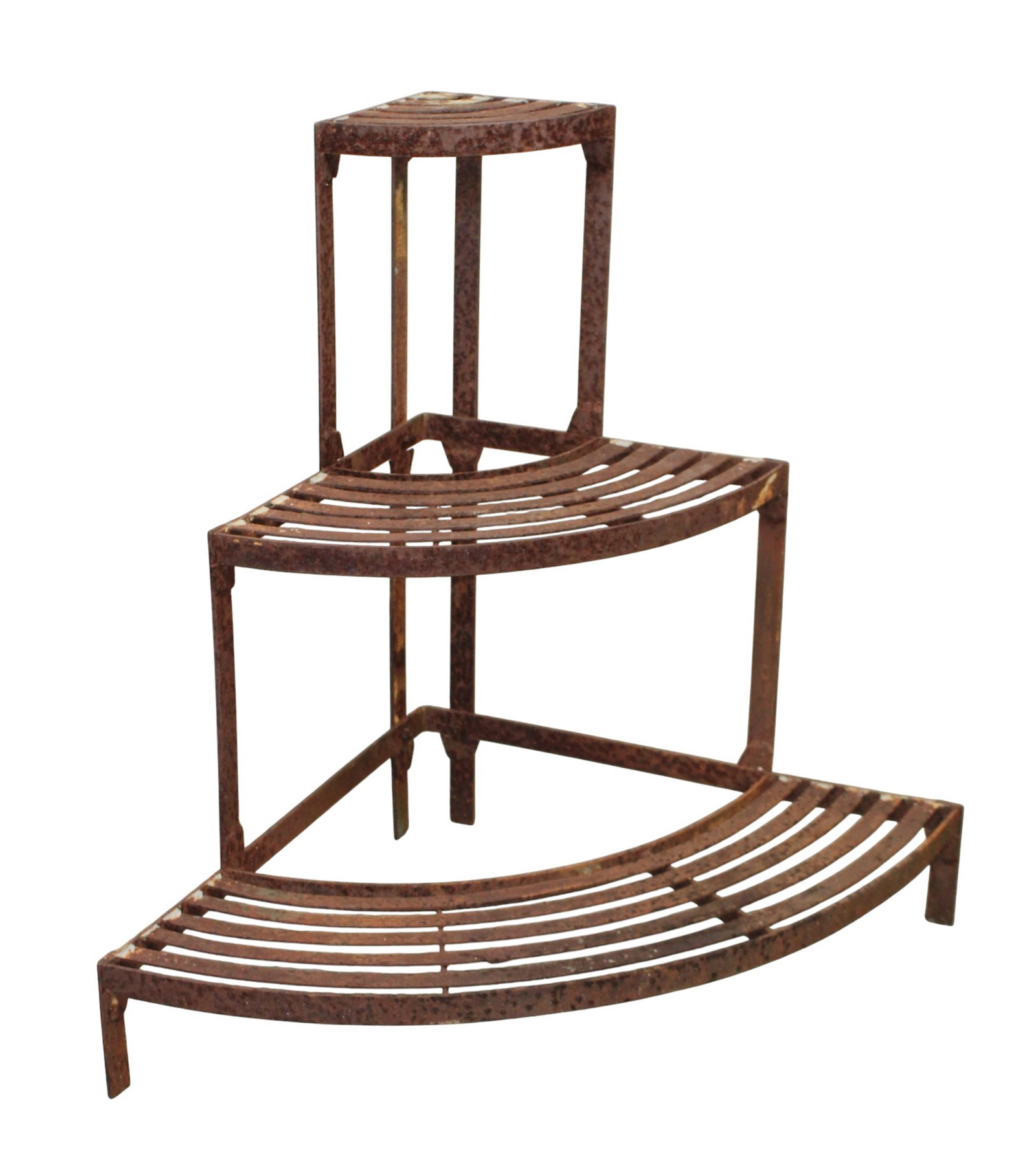 3 tier wrought iron corner plantstand (1 of 8)