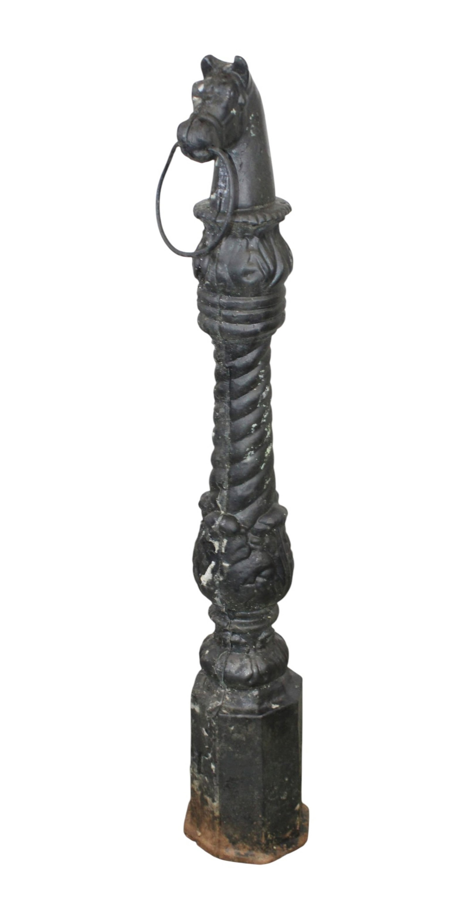 Cast aluminum horse head hitching post (1 of 9)