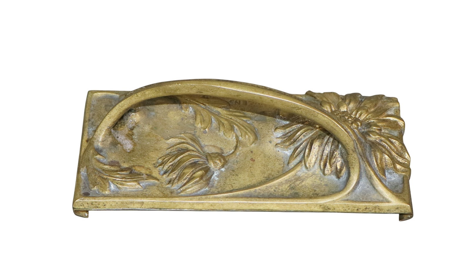 German Art Nouveau bronze ink blotter
