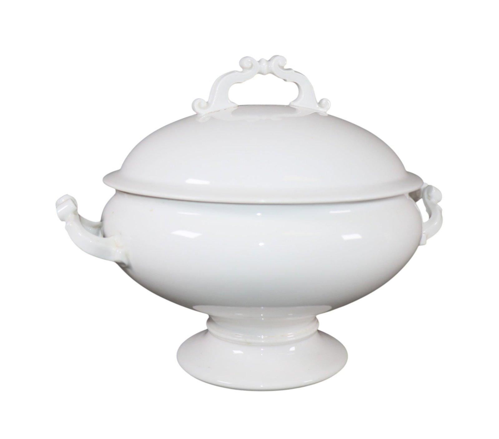 Belgian ceramic soup tureen with lid (1 of 7)
