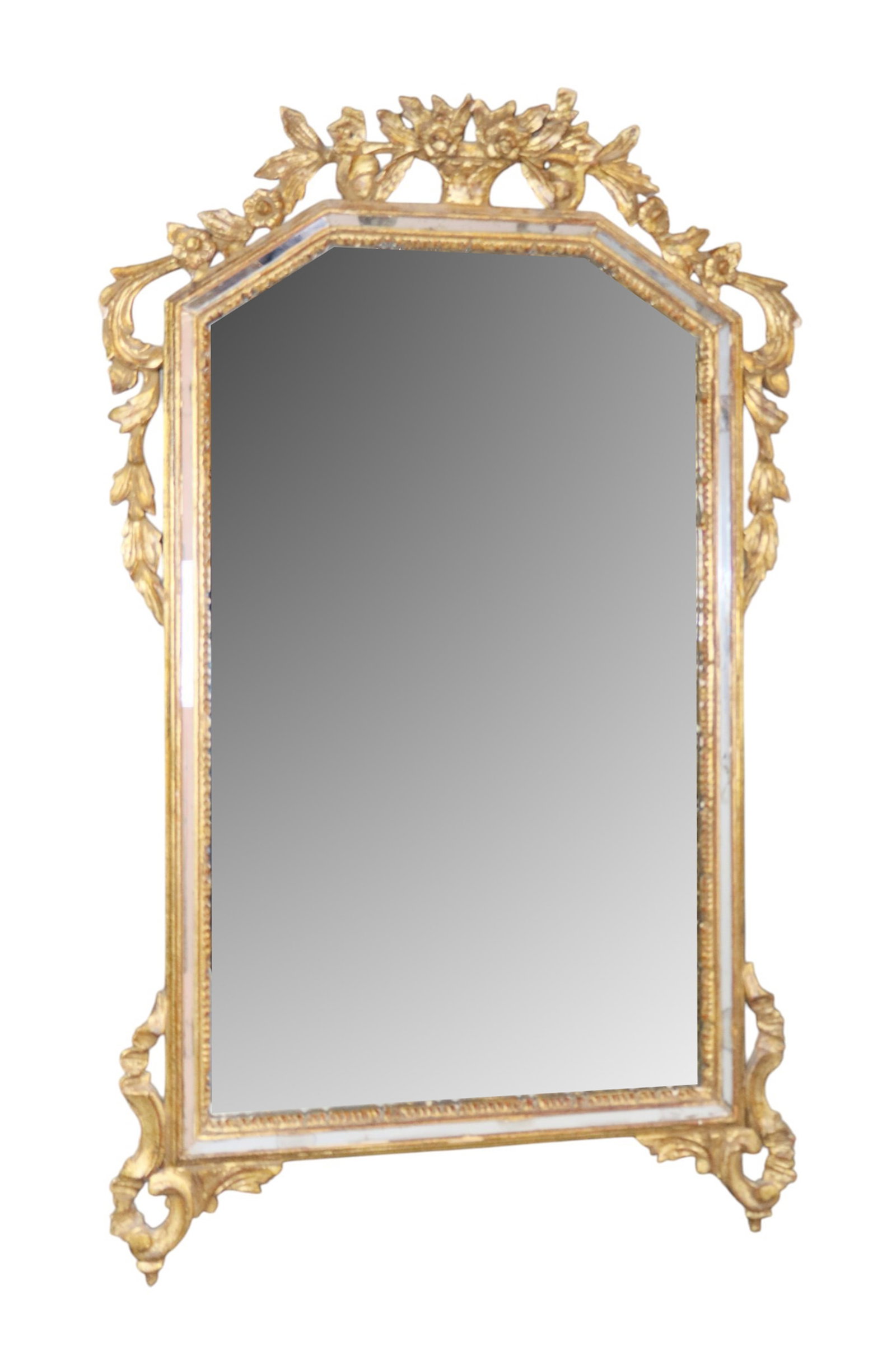 Italian Rococo style giltwood mirror (1 of 10)