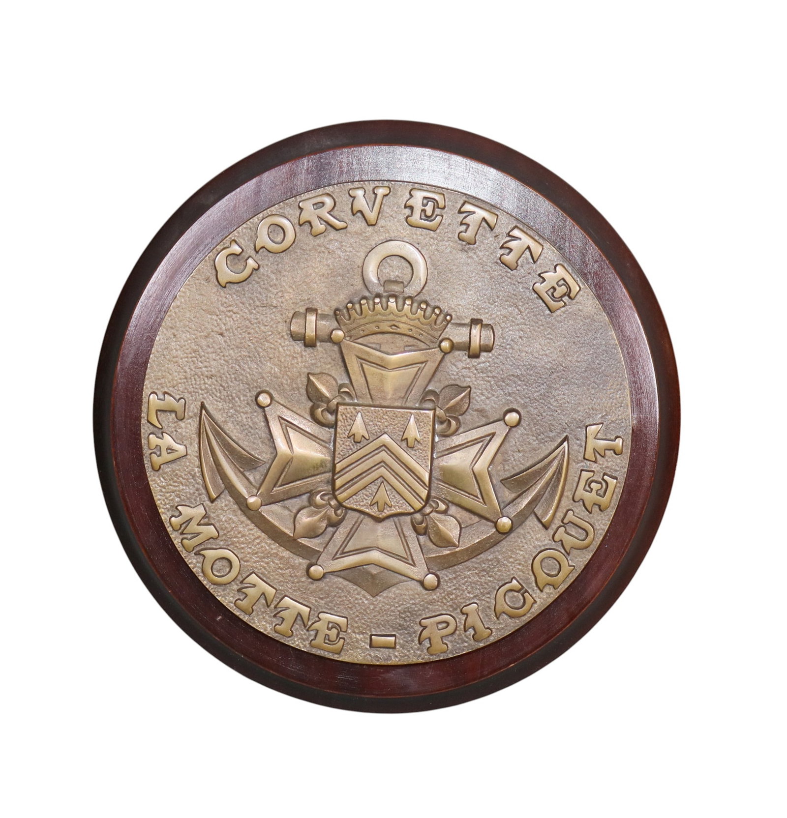 French bronze canal boat plaque from La Motte - Picquet (1 of 4)