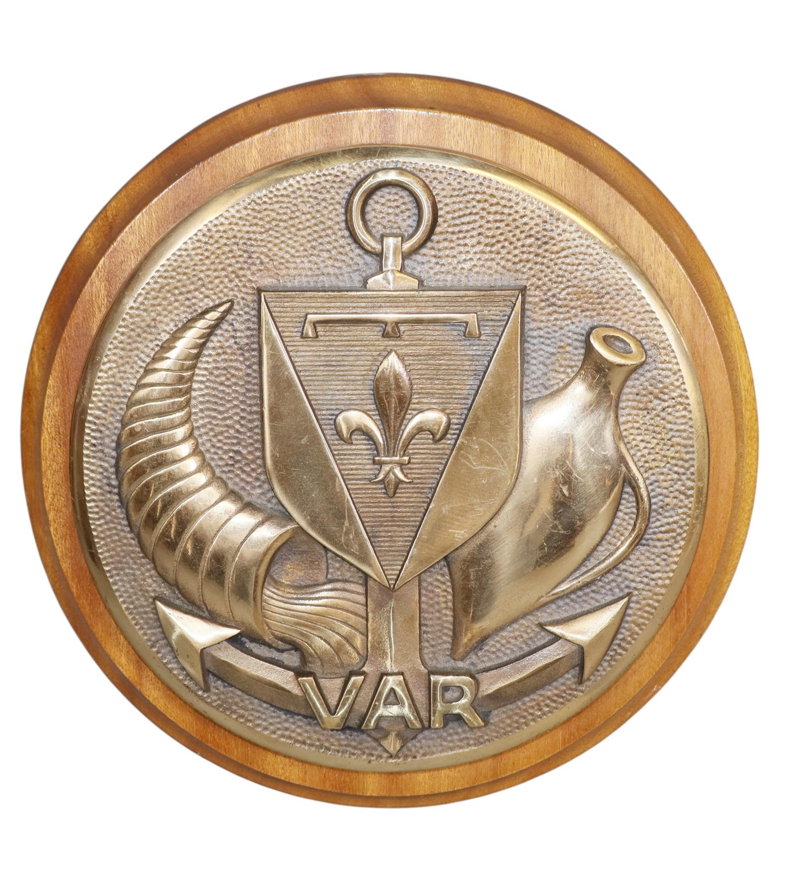 French bronze canal boat plaque from VAR (1 of 4)