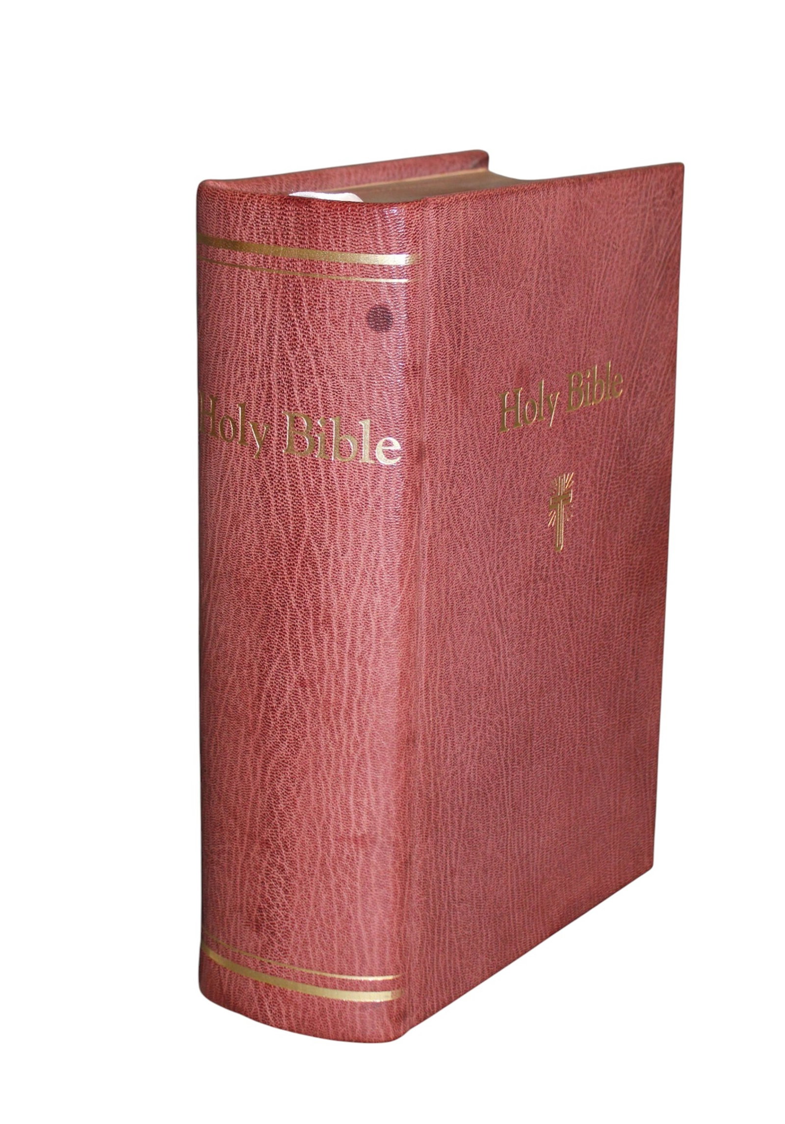 1865 American Bible Society leather bound Bible: 1865 American Bible Society leather bound Bible. 10 3/8"h x 3 1/4"w x 7 1/4"d. Weight: 5lbs
