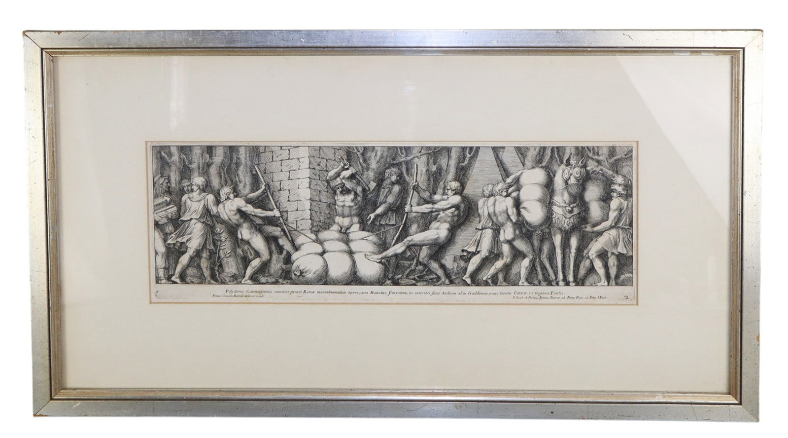 Italian Pietro Santi Bartoli ( 1635-1700) engraving of Roman (1 of 9)
