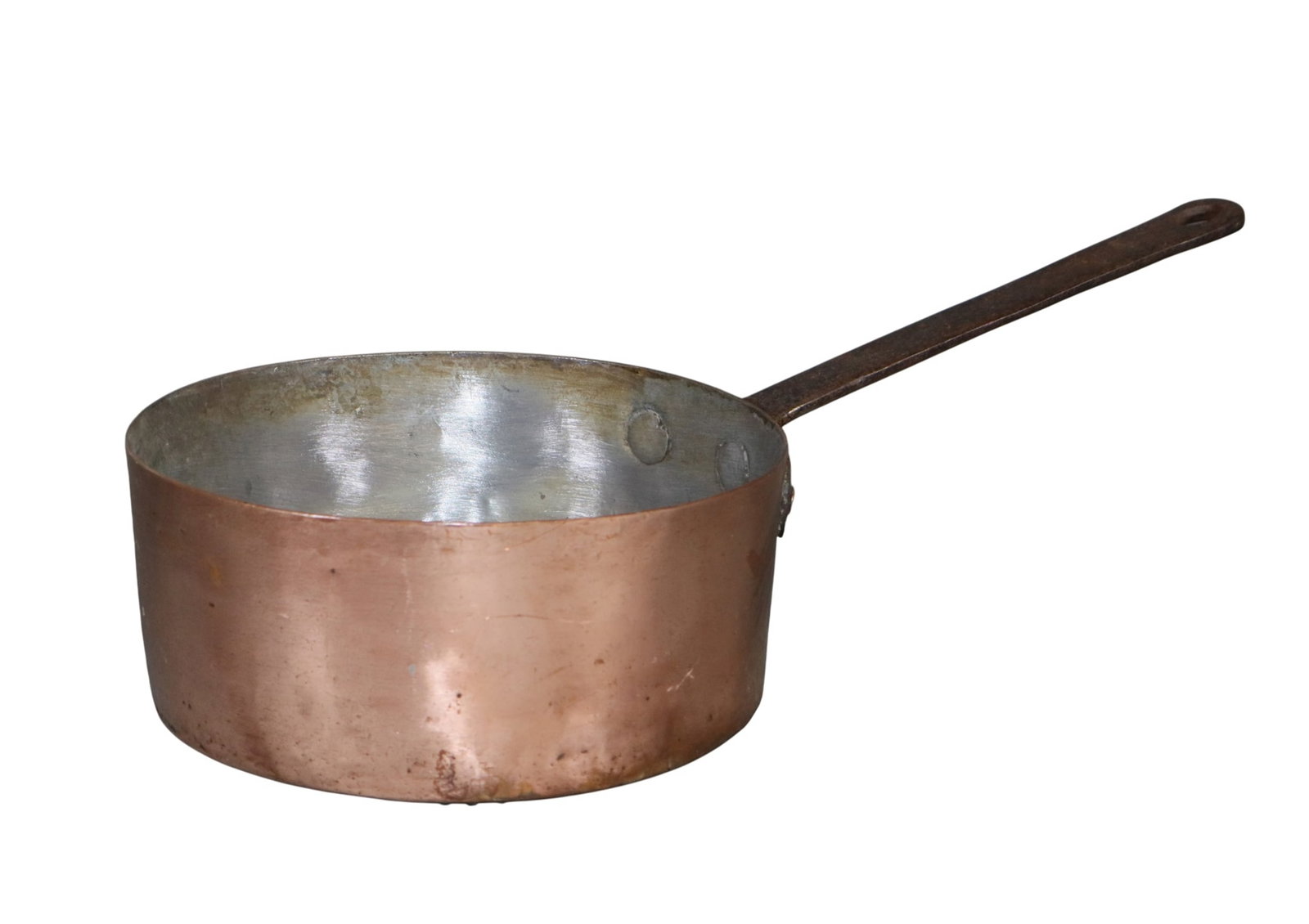 French copper saucepan with iron handle (1 of 7)
