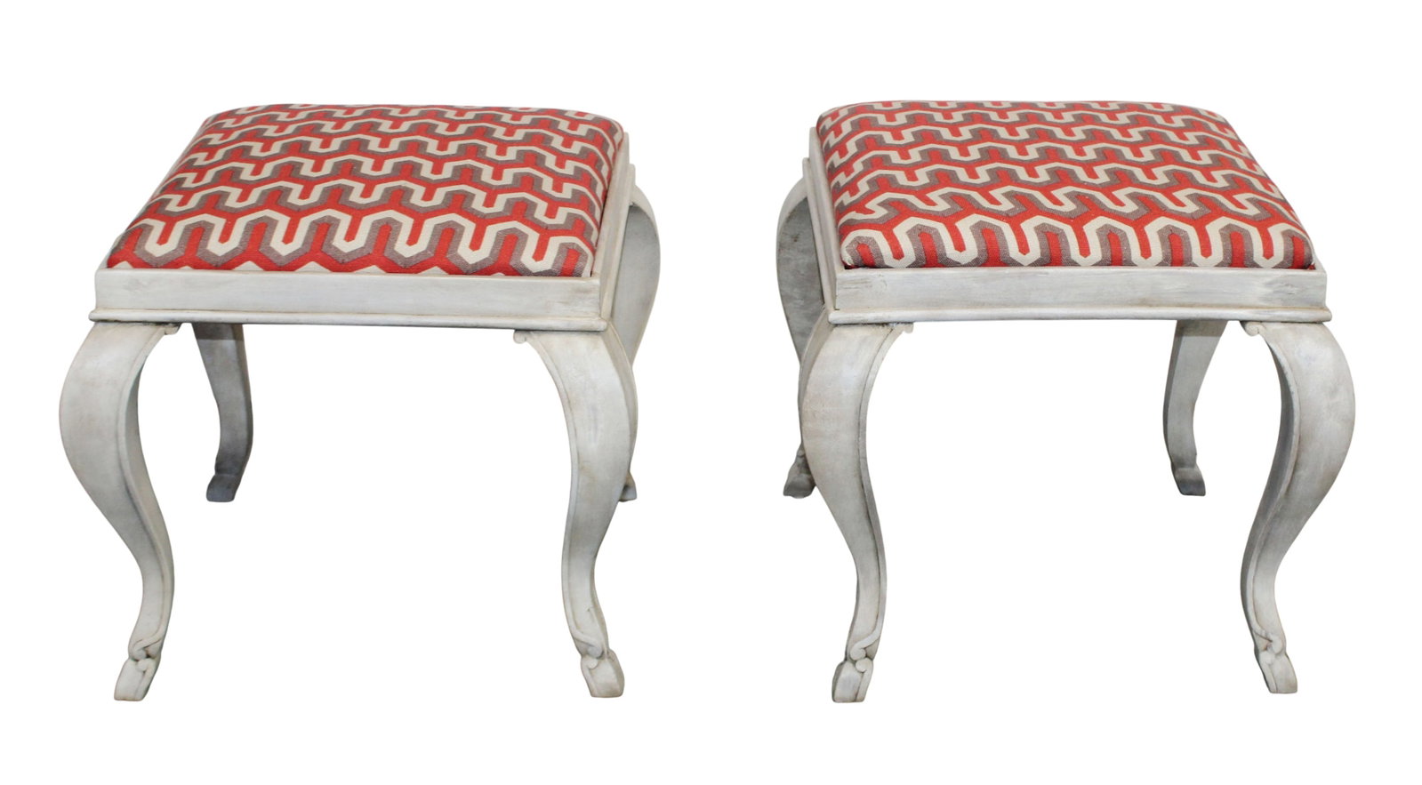 Pair of Italian painted stools (1 of 6)