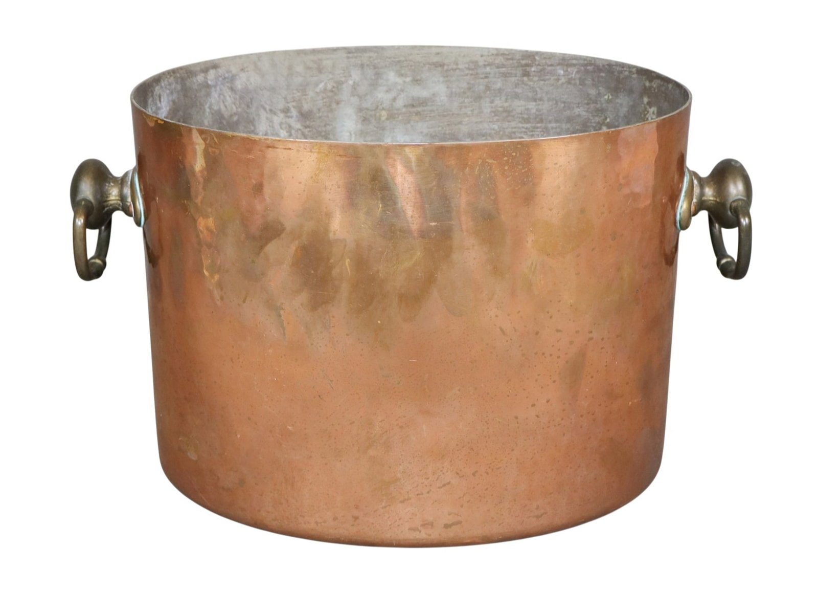 French Mauviel Williams Sonoma hammered copper double wine bucket (1 of 9)
