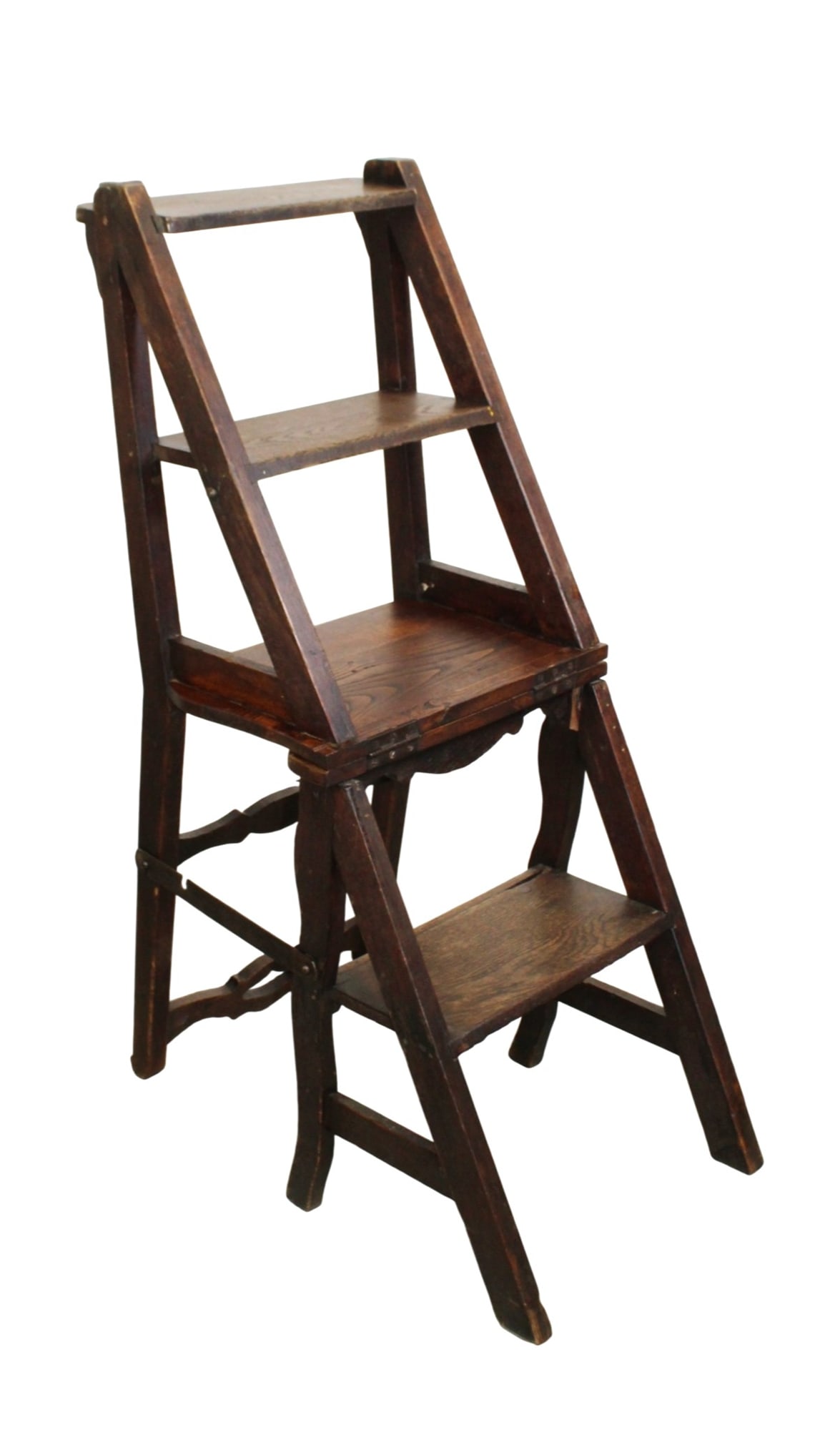 French convertible folding library chair ladder (1 of 11)